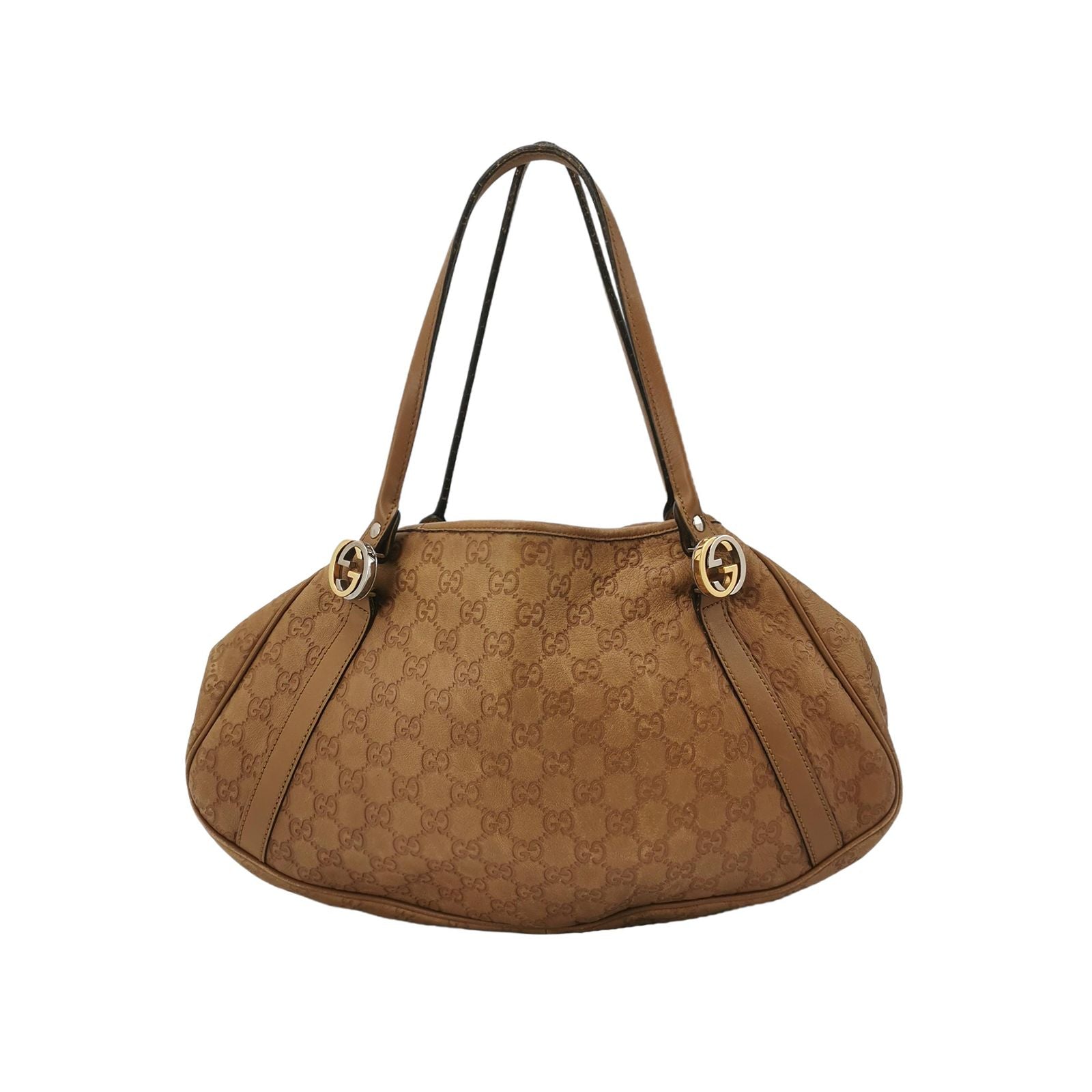 Gucci Abbey Leather GG Monogram D-Ring Shoulder Bag 250604781221576