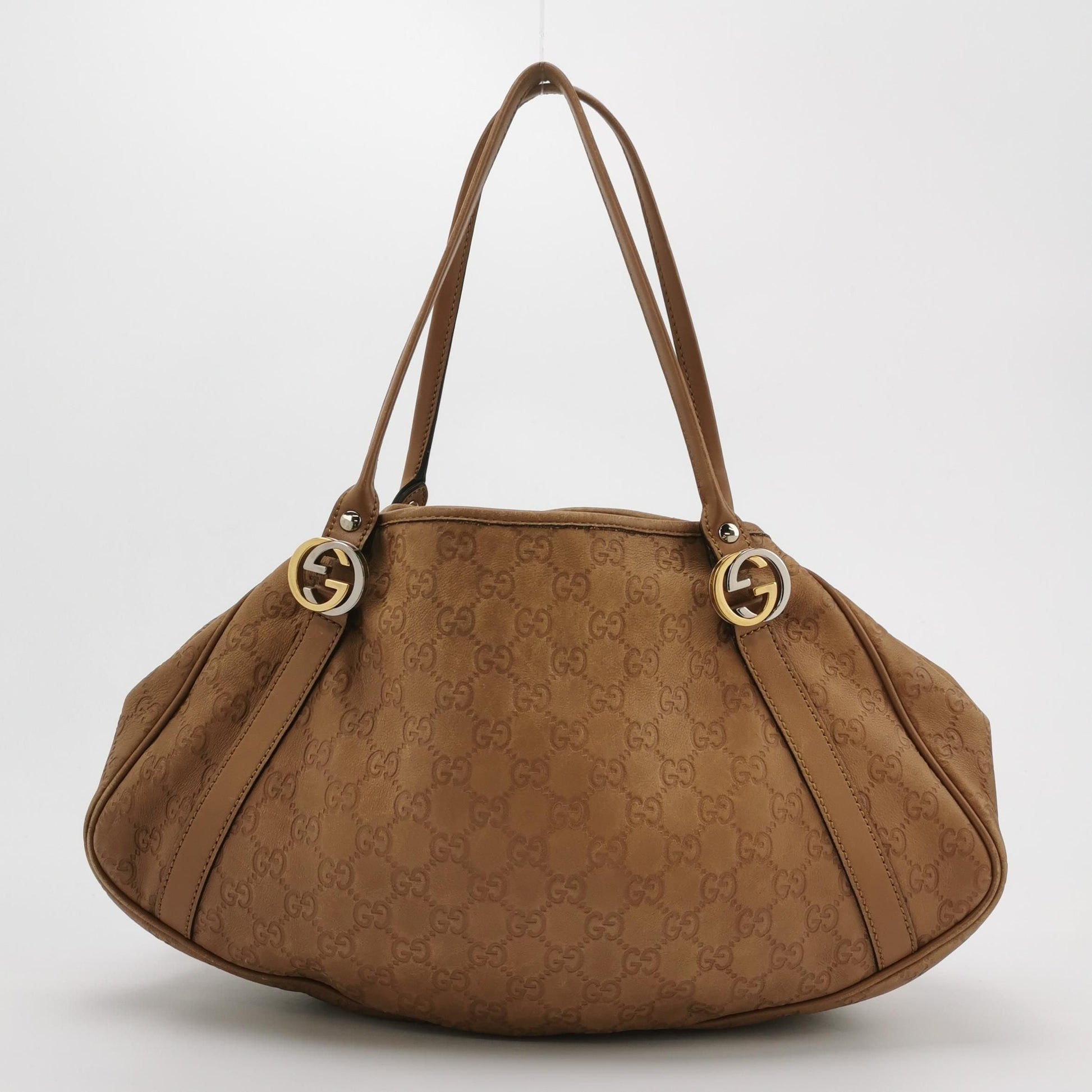 Gucci Abbey Leather GG Monogram D-Ring Shoulder Bag 250604781221576