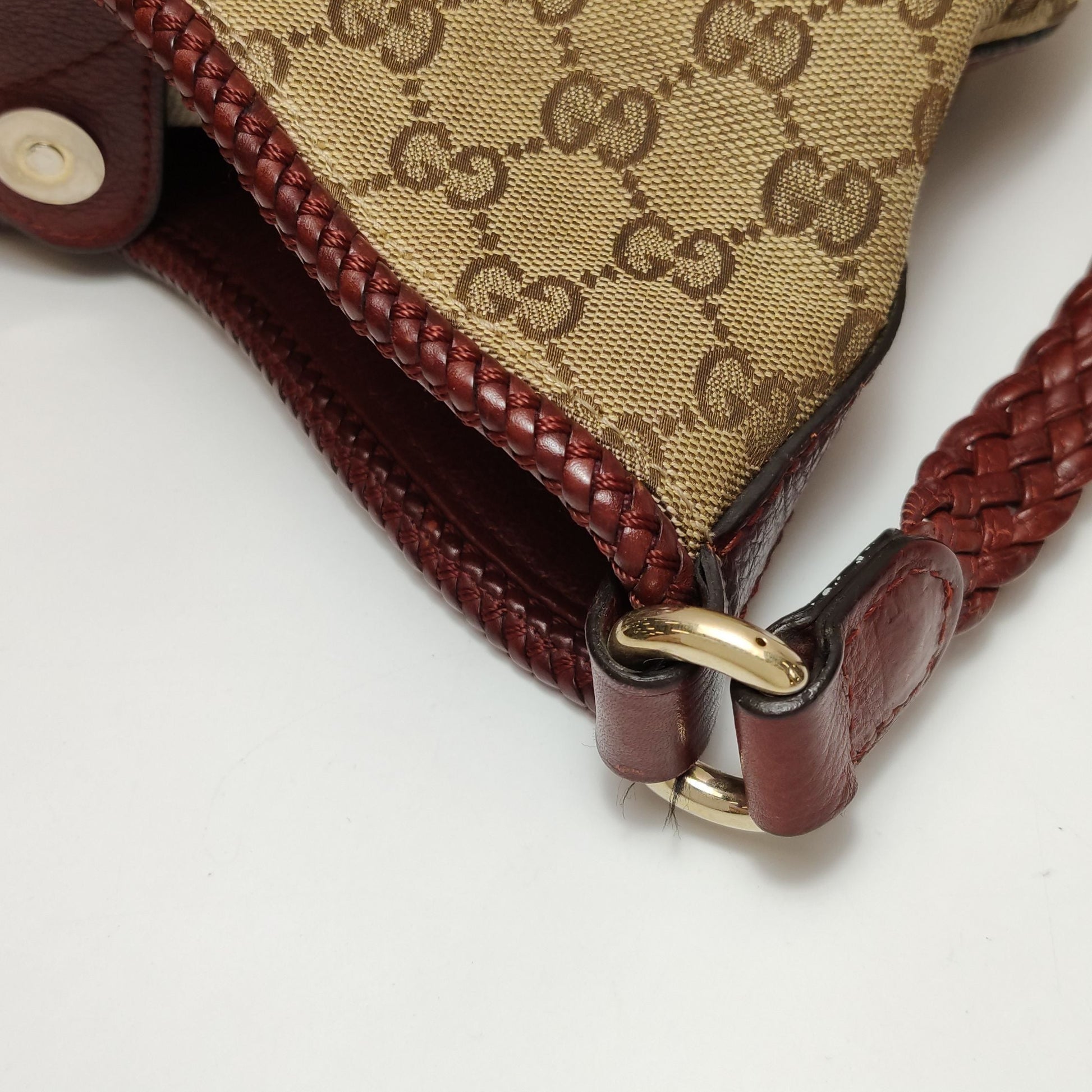 Gucci GG Canvas Fringe Shoulder Bag 250526781208574