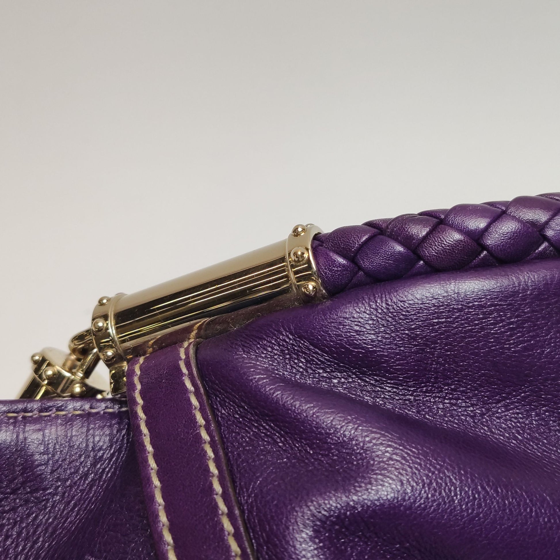 Gucci Britt Leather Shoulder Bag with Fringe and GG Logo 250521781201751