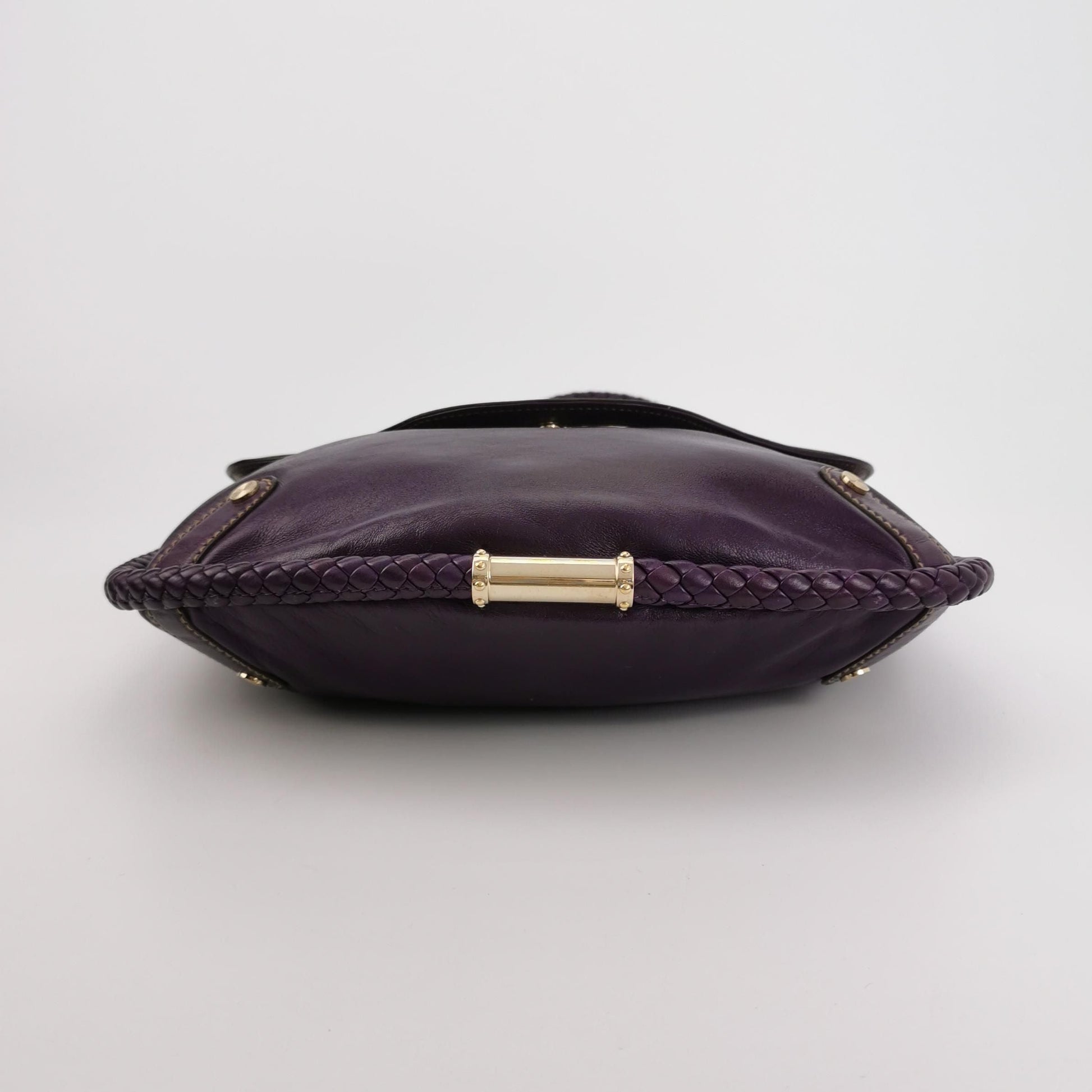 Gucci Britt Leather Shoulder Bag with Fringe and GG Logo 250521781201751