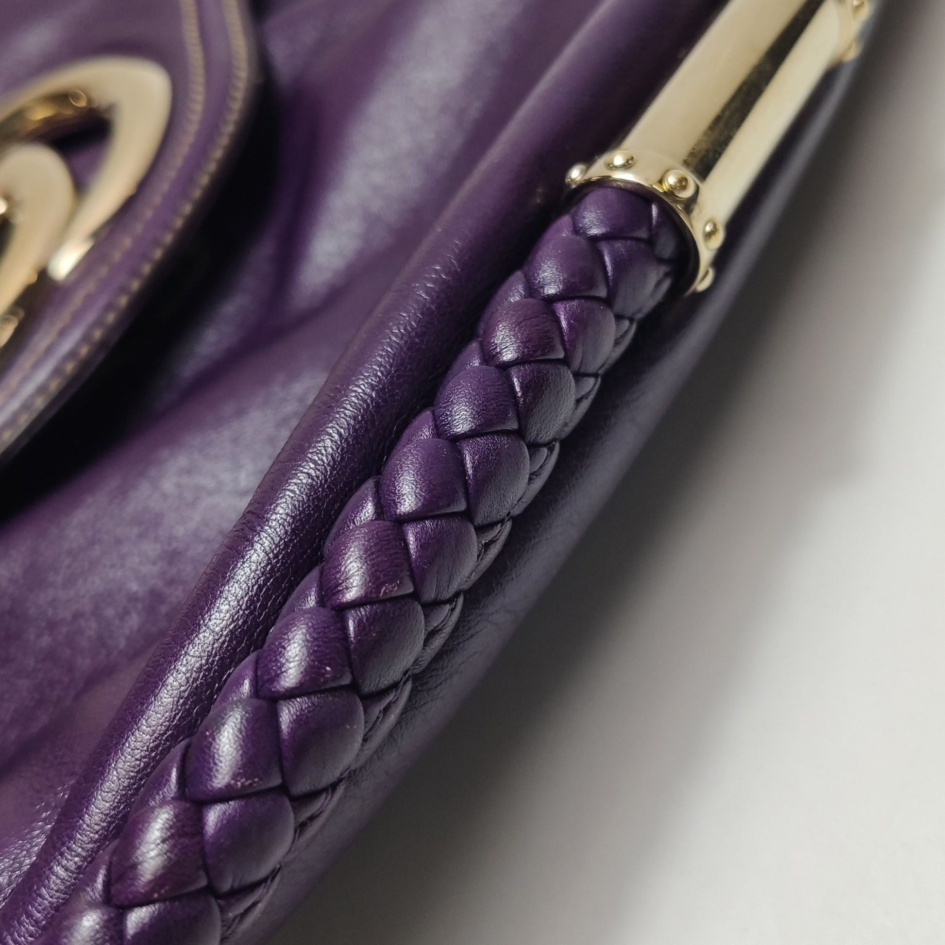 Gucci Britt Leather Shoulder Bag with Fringe and GG Logo 250521781201751
