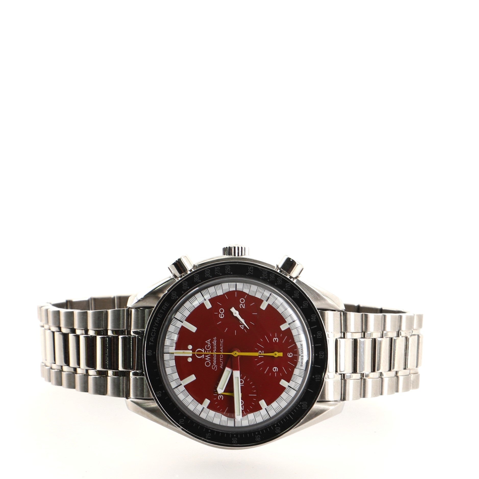 Omega Speedmaster Michael Schumacher Chronograph Automatic Watch Stainless Steel 39
