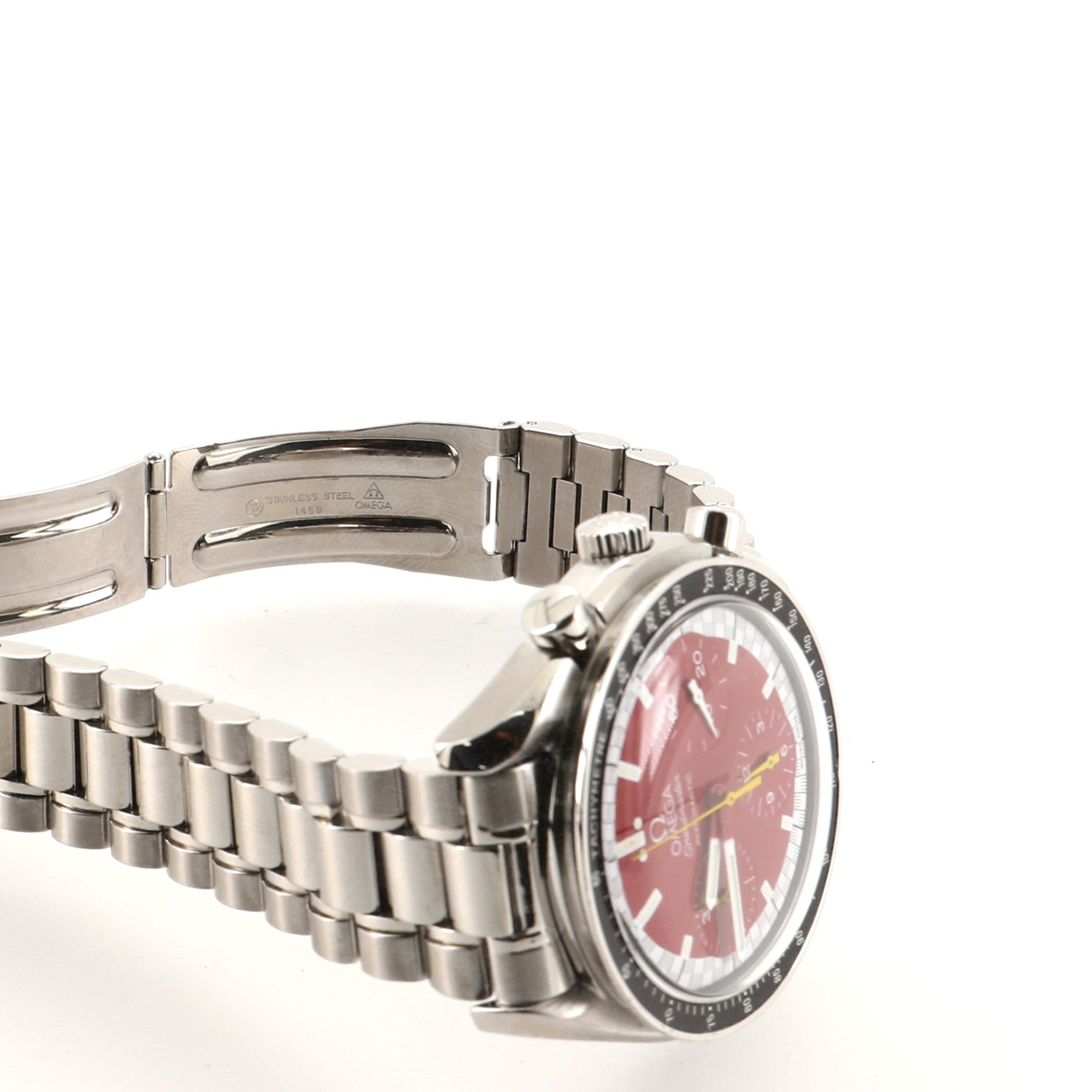 Omega Speedmaster Michael Schumacher Chronograph Automatic Watch Stainless Steel 39