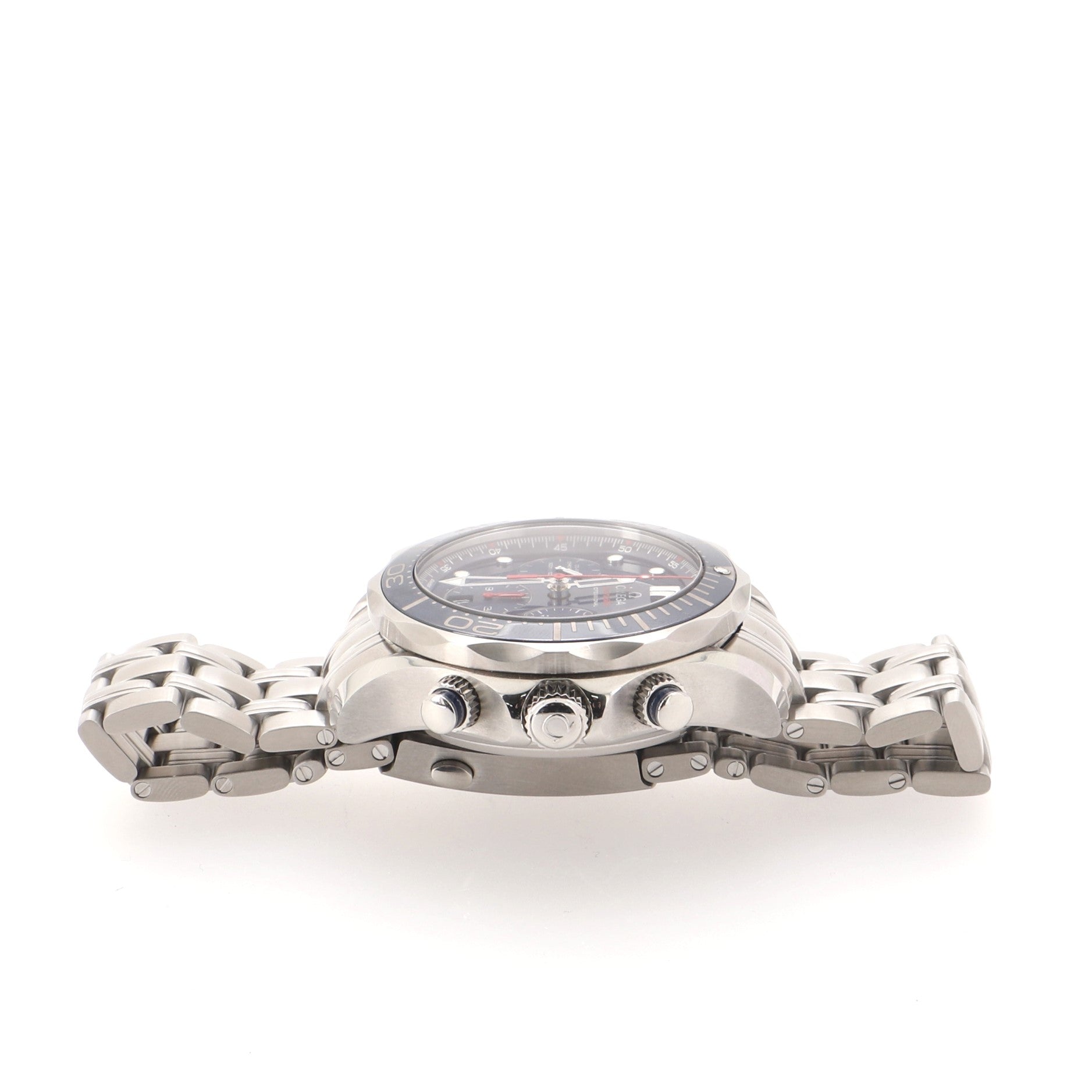 Omega Seamaster Professional Diver 300M Co-Axial Chronometer Chronograph Automatic Watch Stainless Steel 44