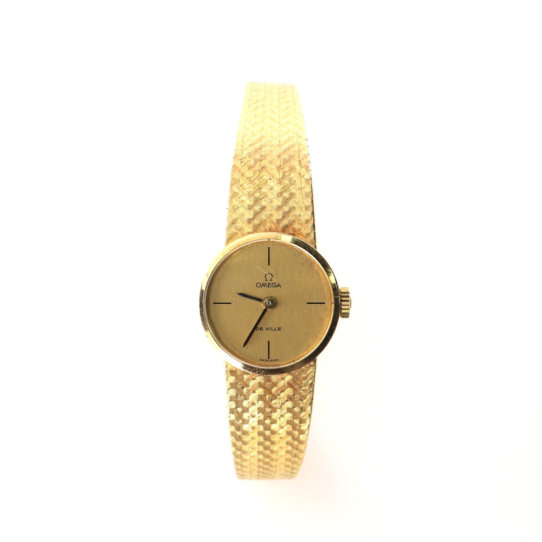 Omega Vintage De Ville Manual Watch Yellow Gold 21