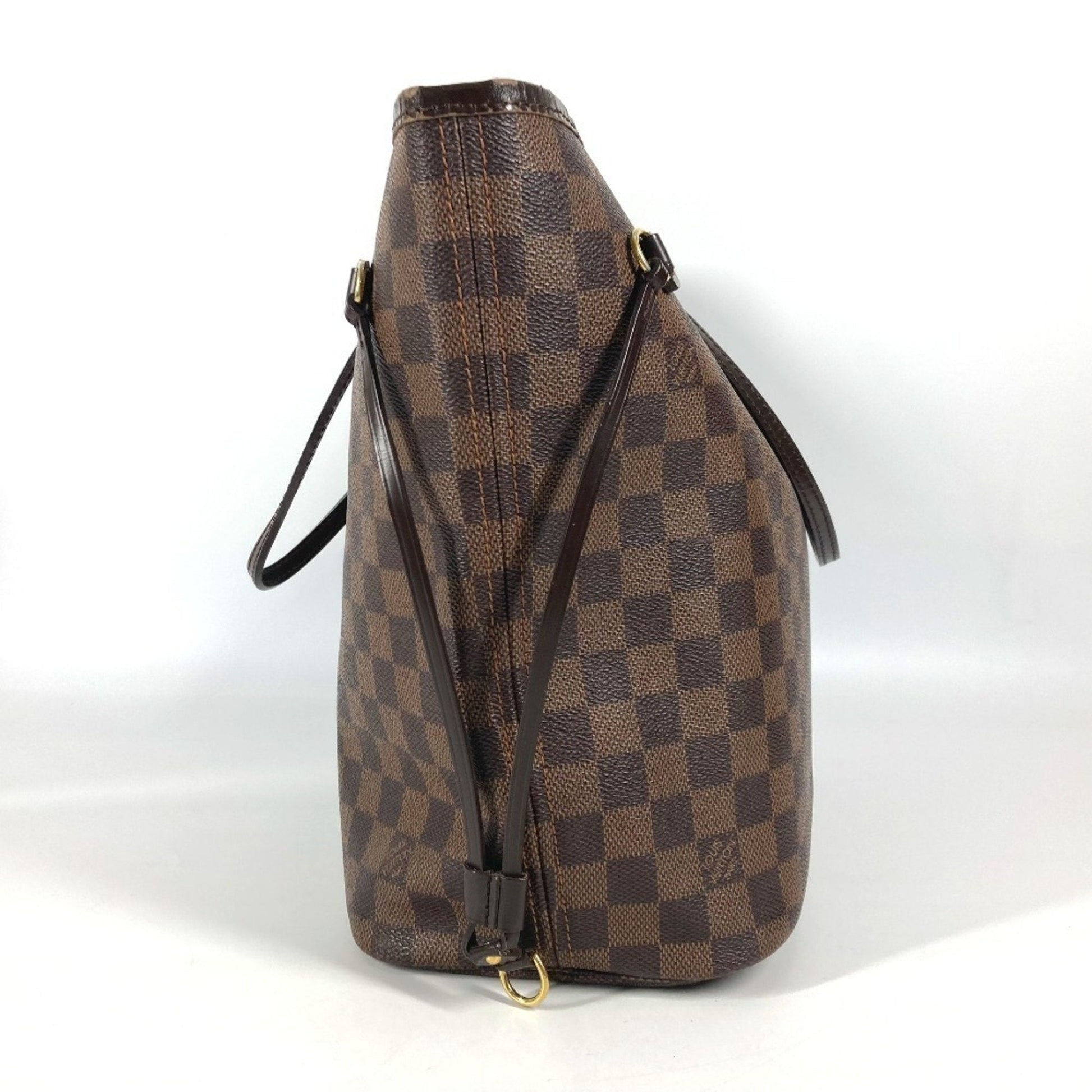 Louis Vuitton Damier Ebene Damier Canvas Shoulder Bag Tote Bag
