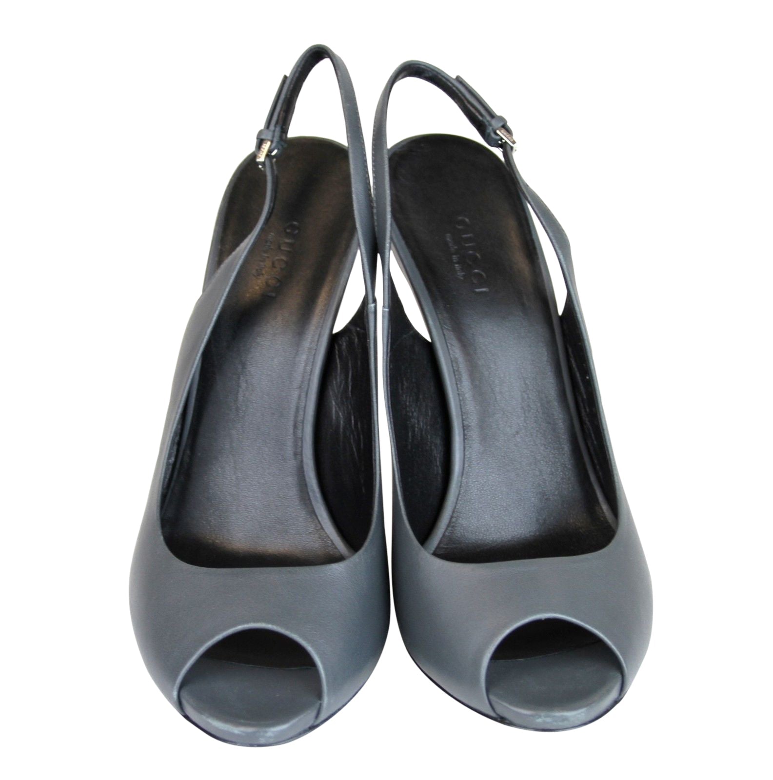 Gucci Women's  Leather Sling-Back Heel Pump