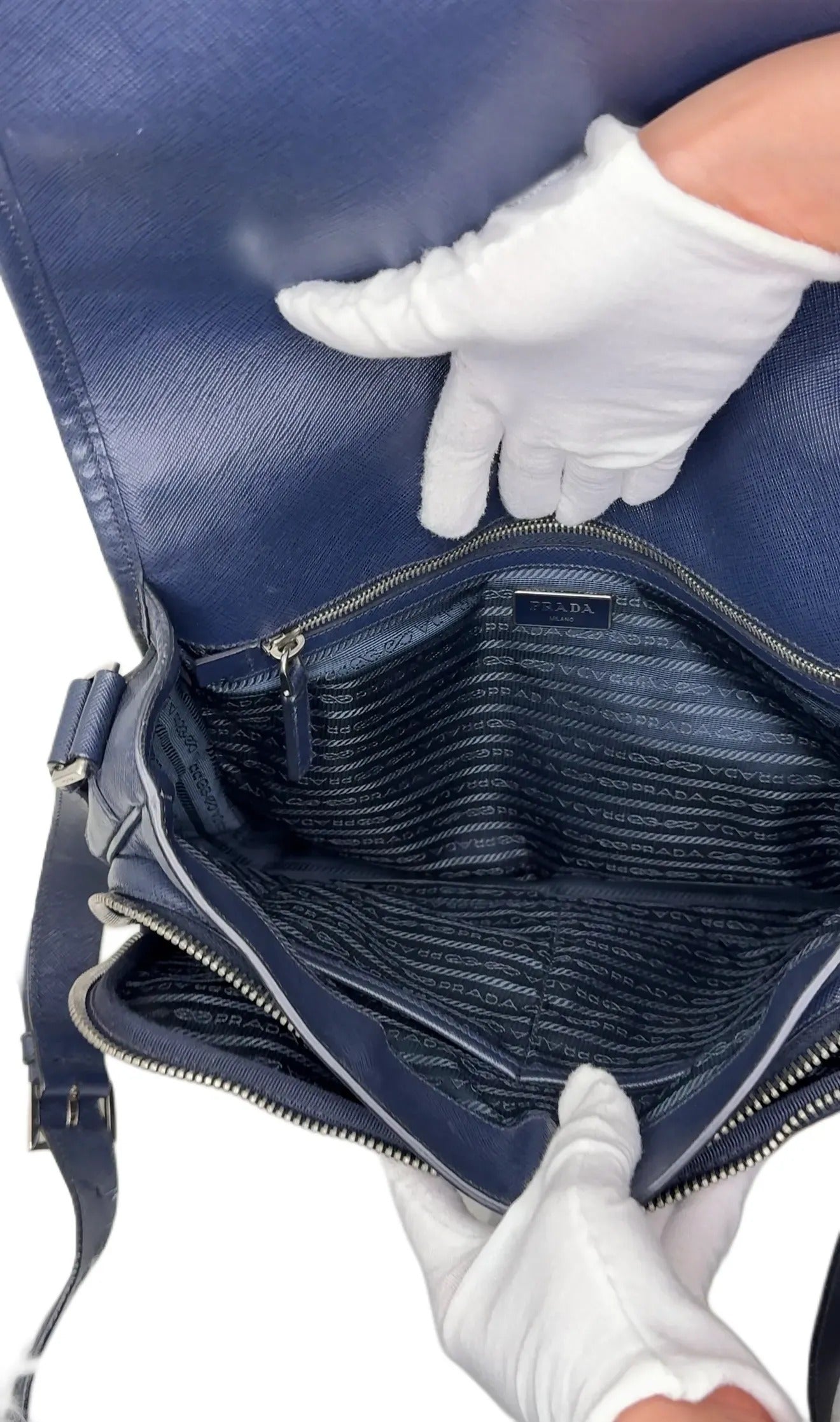 Prada Black Portfolio Bag B23-06