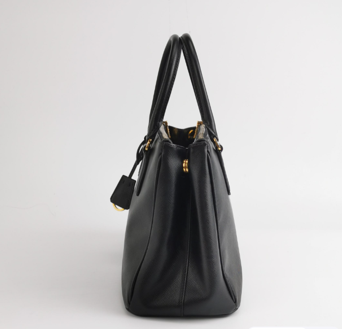 Preloved Prada Galleria Medium Bag Black 24081678827753