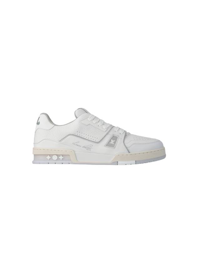 Louis Vuitton LV Trainer Leather Low Top Sneakers White