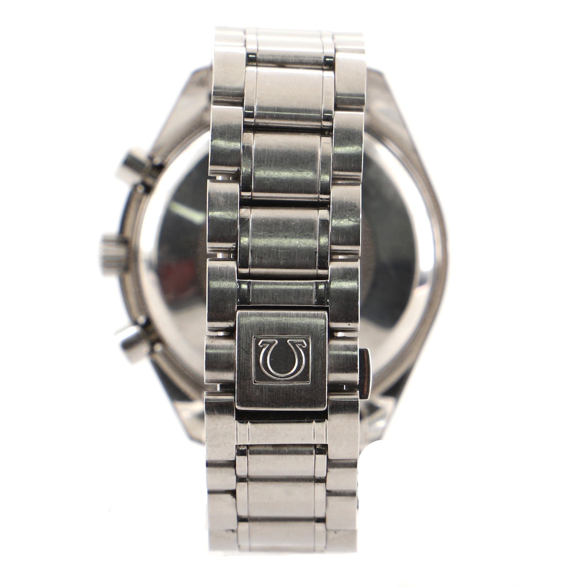 Omega Speedmaster Date Chronograph Automatic Watch Stainless Steel 39