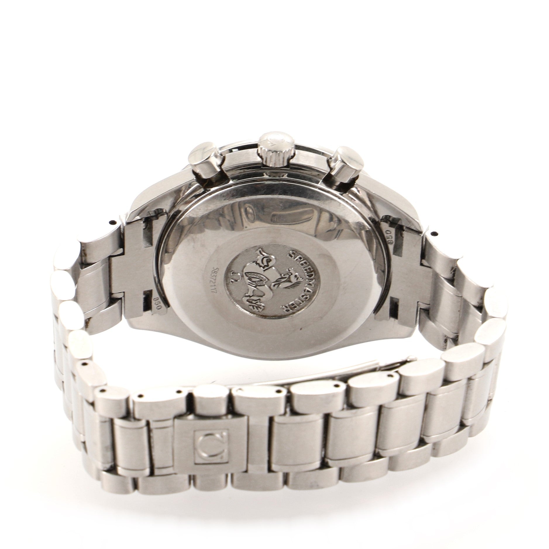 Omega Speedmaster Date Chronograph Automatic Watch Stainless Steel 39