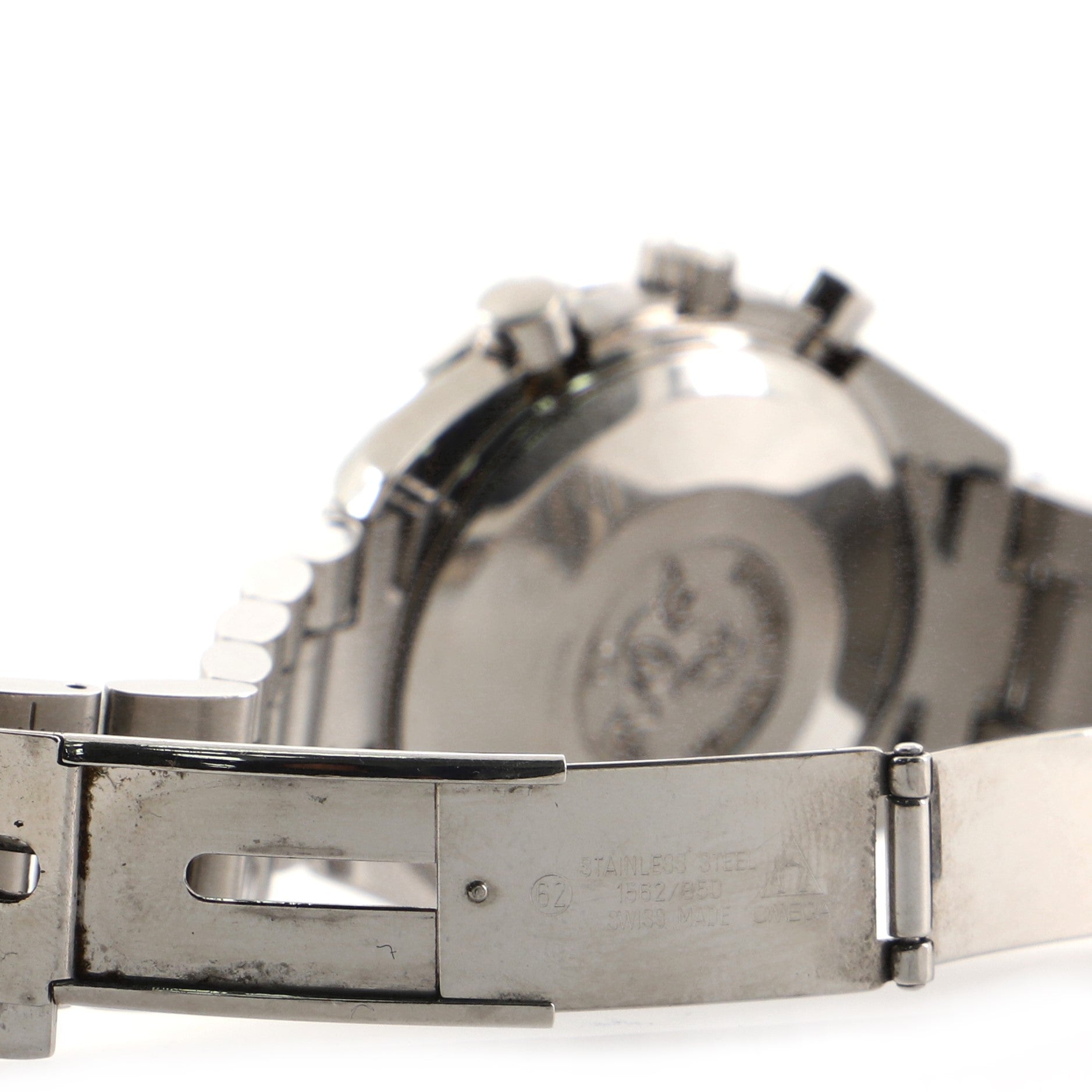 Omega Speedmaster Date Chronograph Automatic Watch Stainless Steel 39