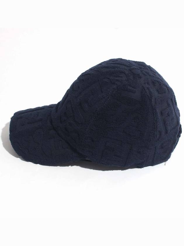 Fendi FF All Over Logo Pattern Ball Cap Blue