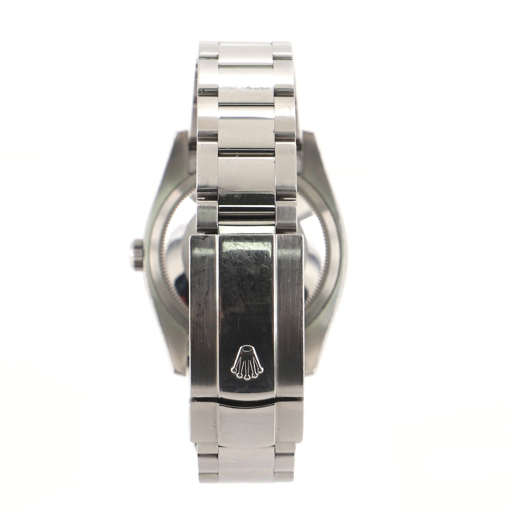 Rolex Oyster Perpetual Datejust Automatic Watch Stainless Steel and White Gold with Diamond Markers 36