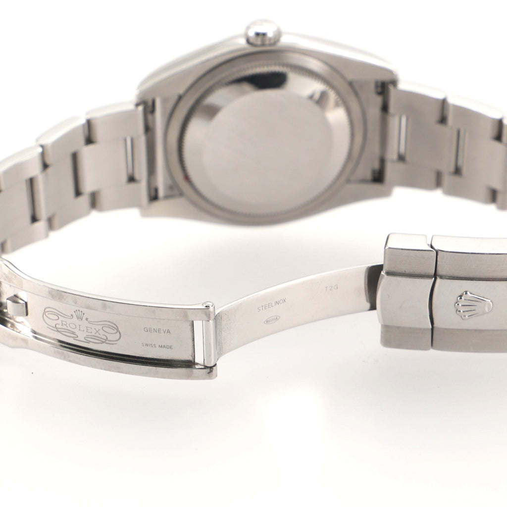 Rolex Oyster Perpetual Datejust Automatic Watch Stainless Steel and White Gold with Diamond Markers 36