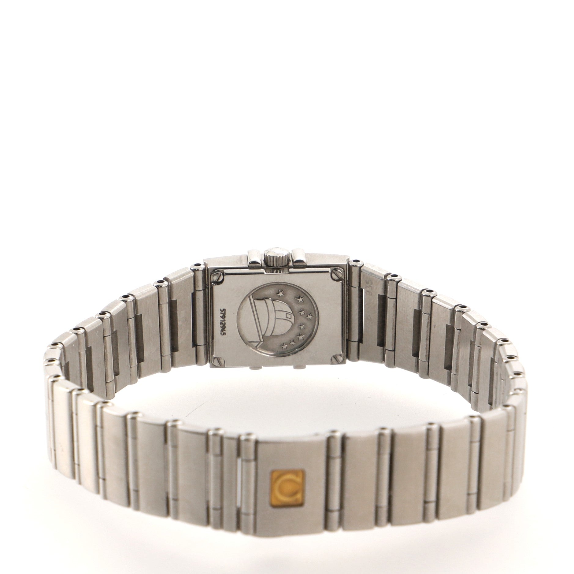 Omega Constellation Carre Quartz Watch Stainless Steel with Mother of Pearl 15