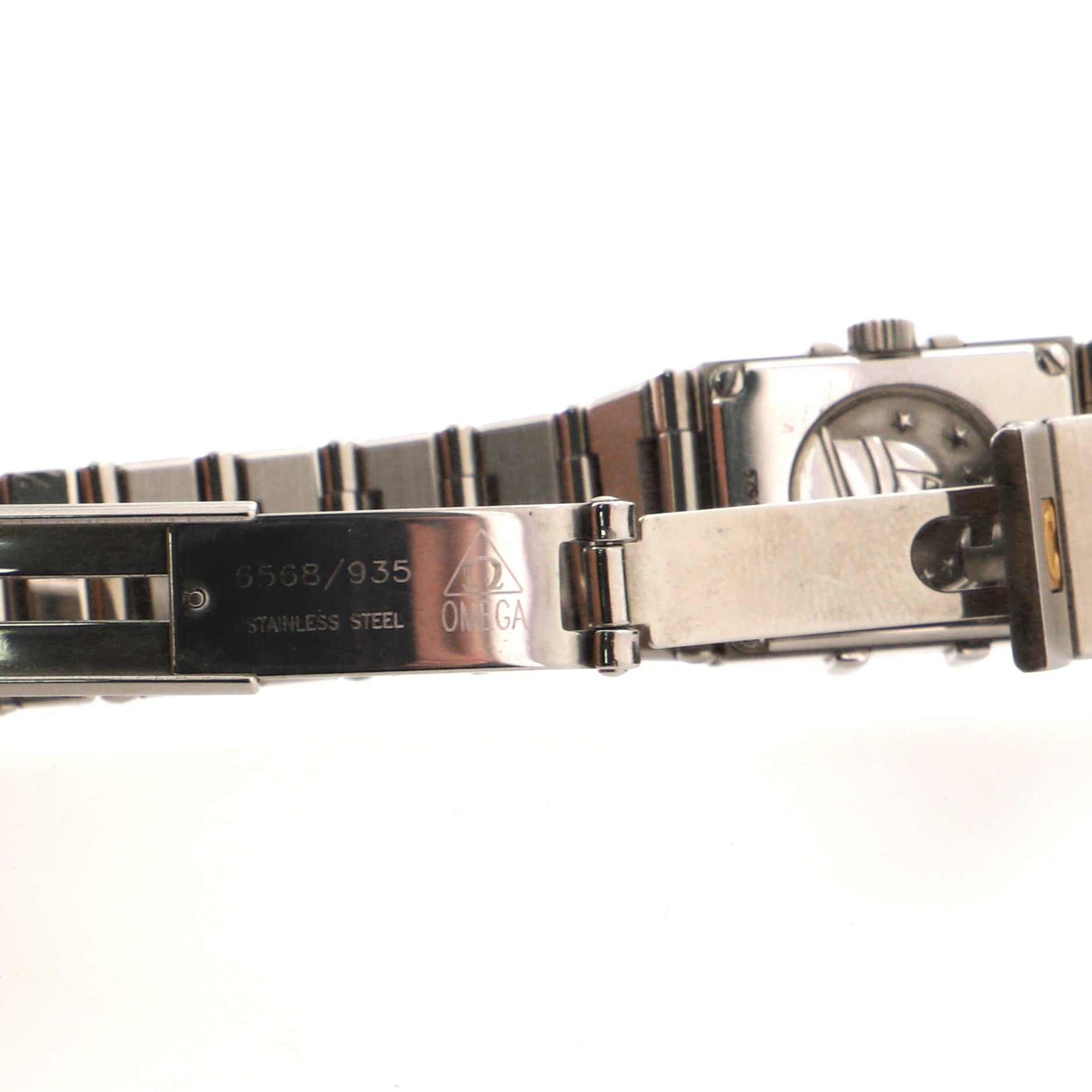 Omega Constellation Carre Quartz Watch Stainless Steel with Mother of Pearl 15