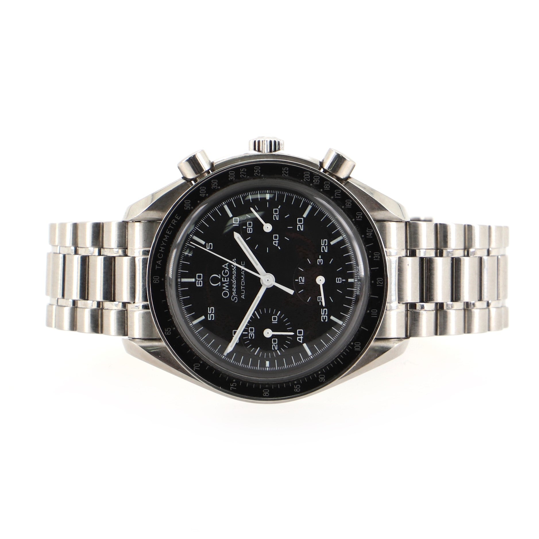 Omega Speedmaster Reduced Chronograph Automatic Watch Stainless Steel 39