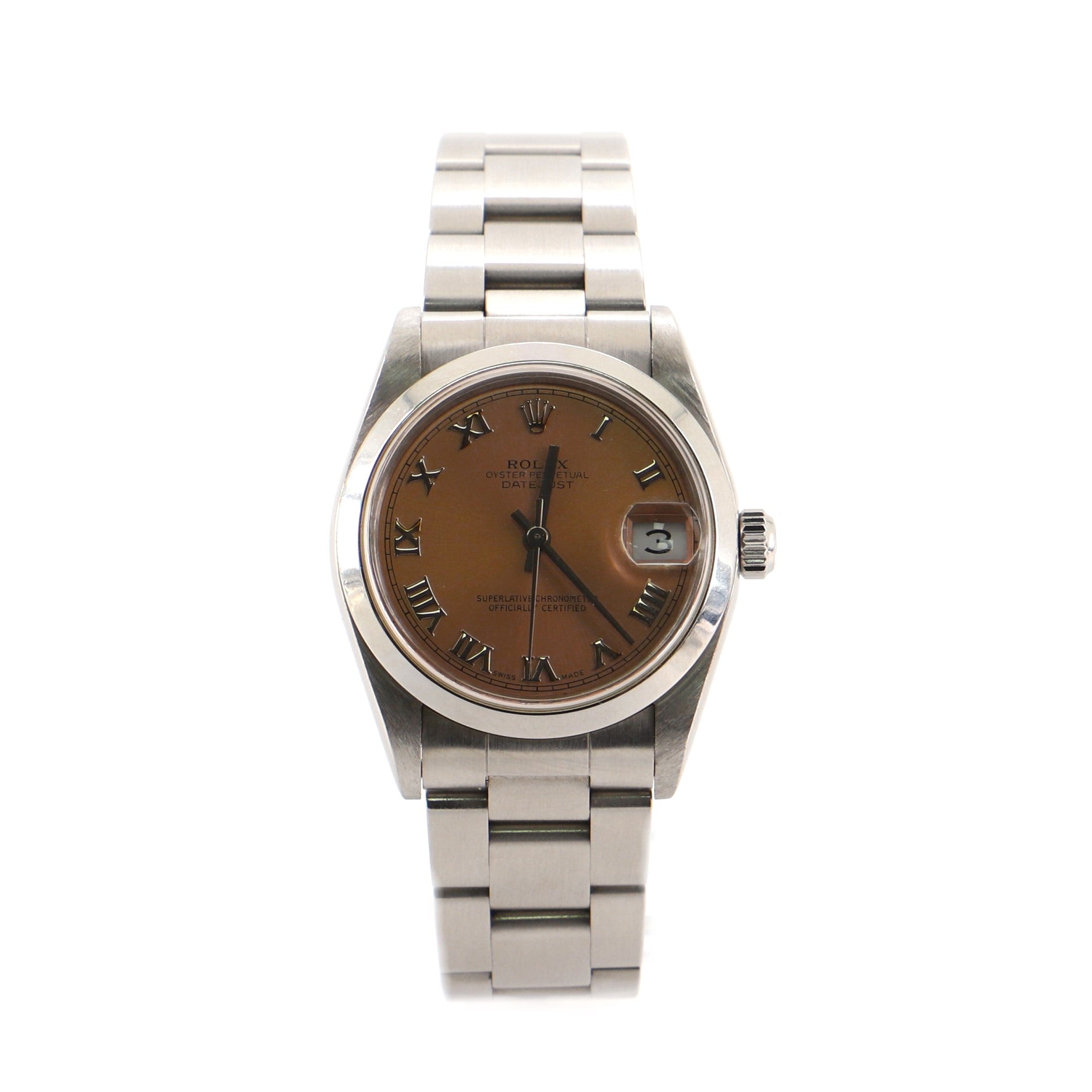 Rolex Oyster Perpetual Datejust Automatic Watch Stainless Steel 31