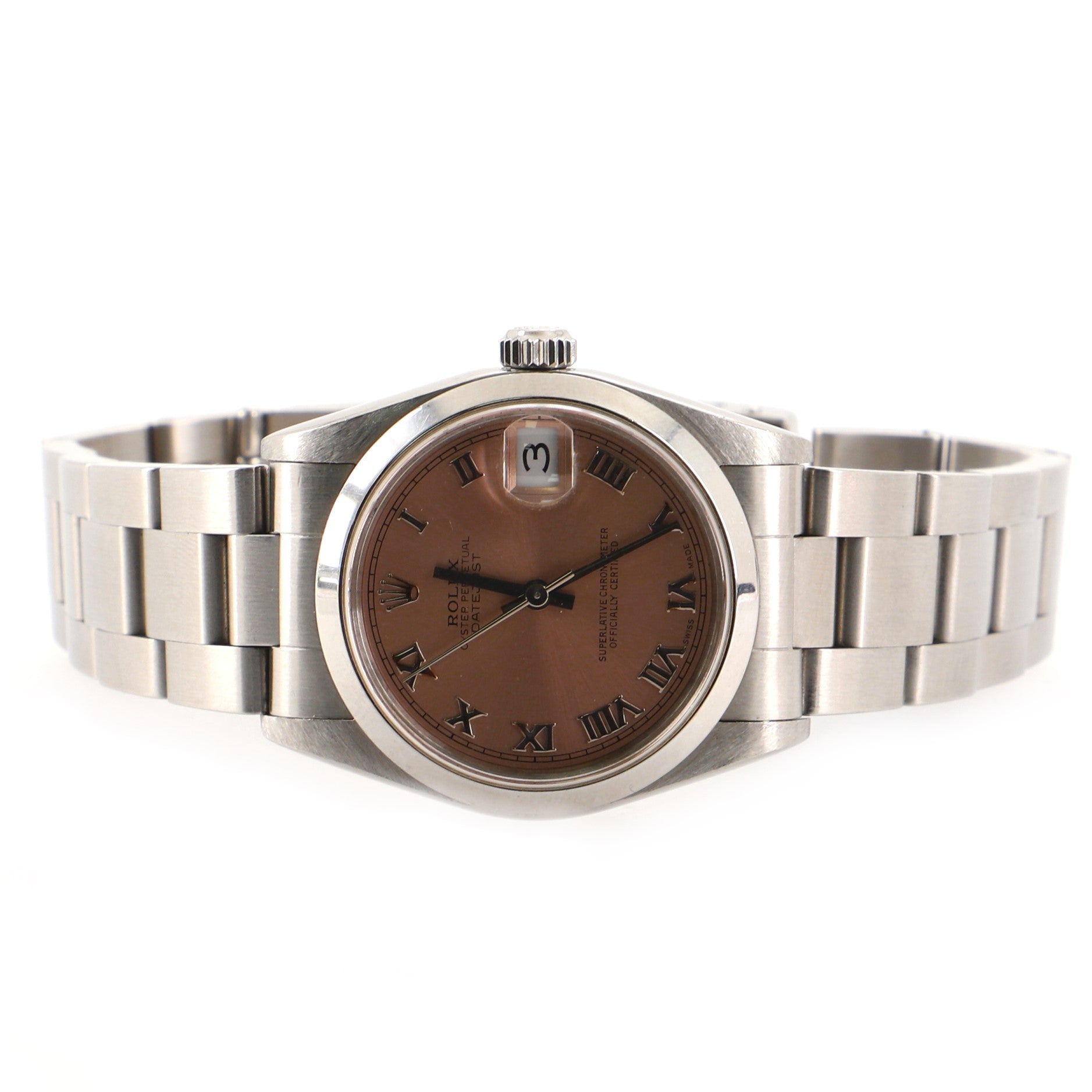 Rolex Oyster Perpetual Datejust Automatic Watch Stainless Steel 31