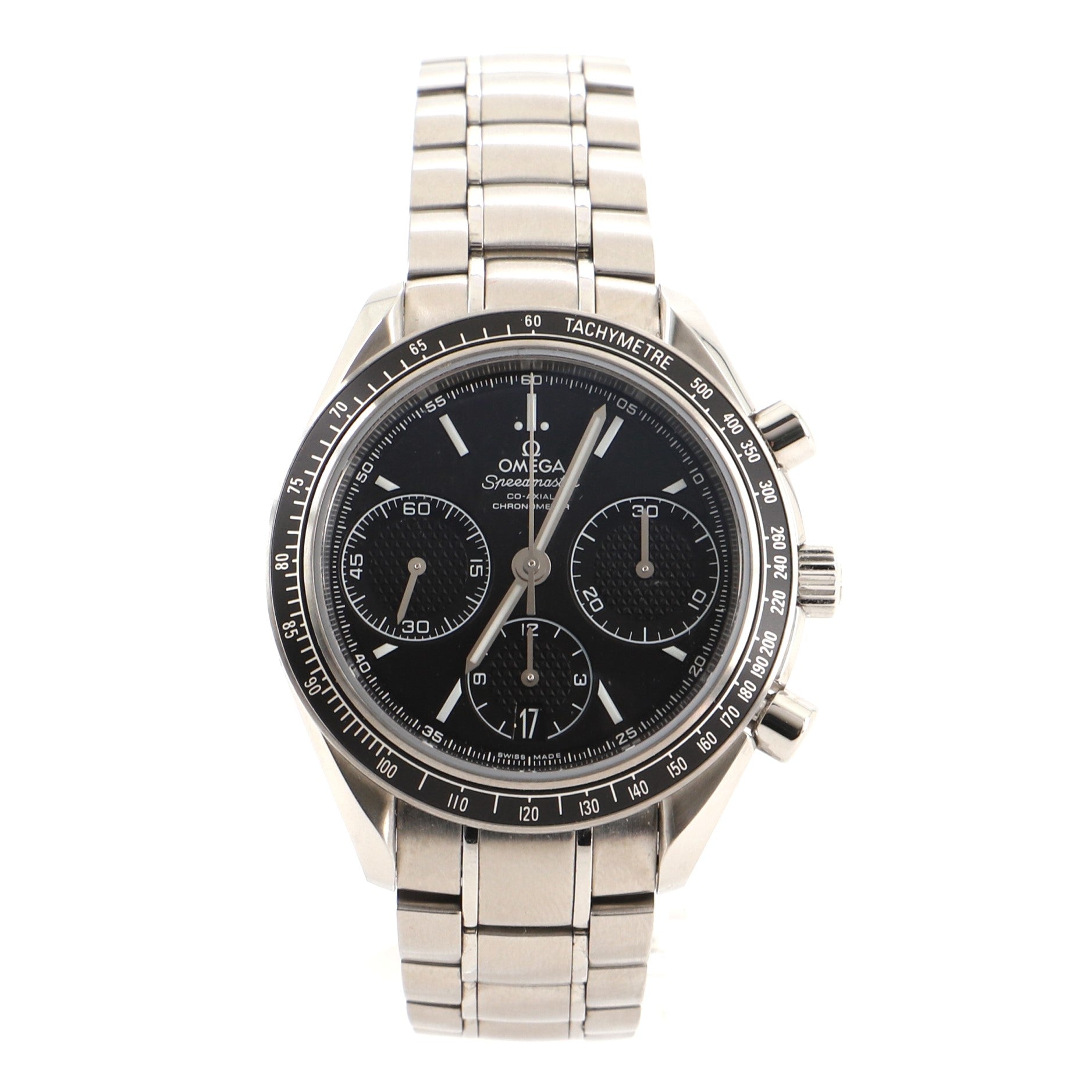 Omega Speedmaster Racing Co-Axial Chronograph Automatic Watch Stainless Steel 40
