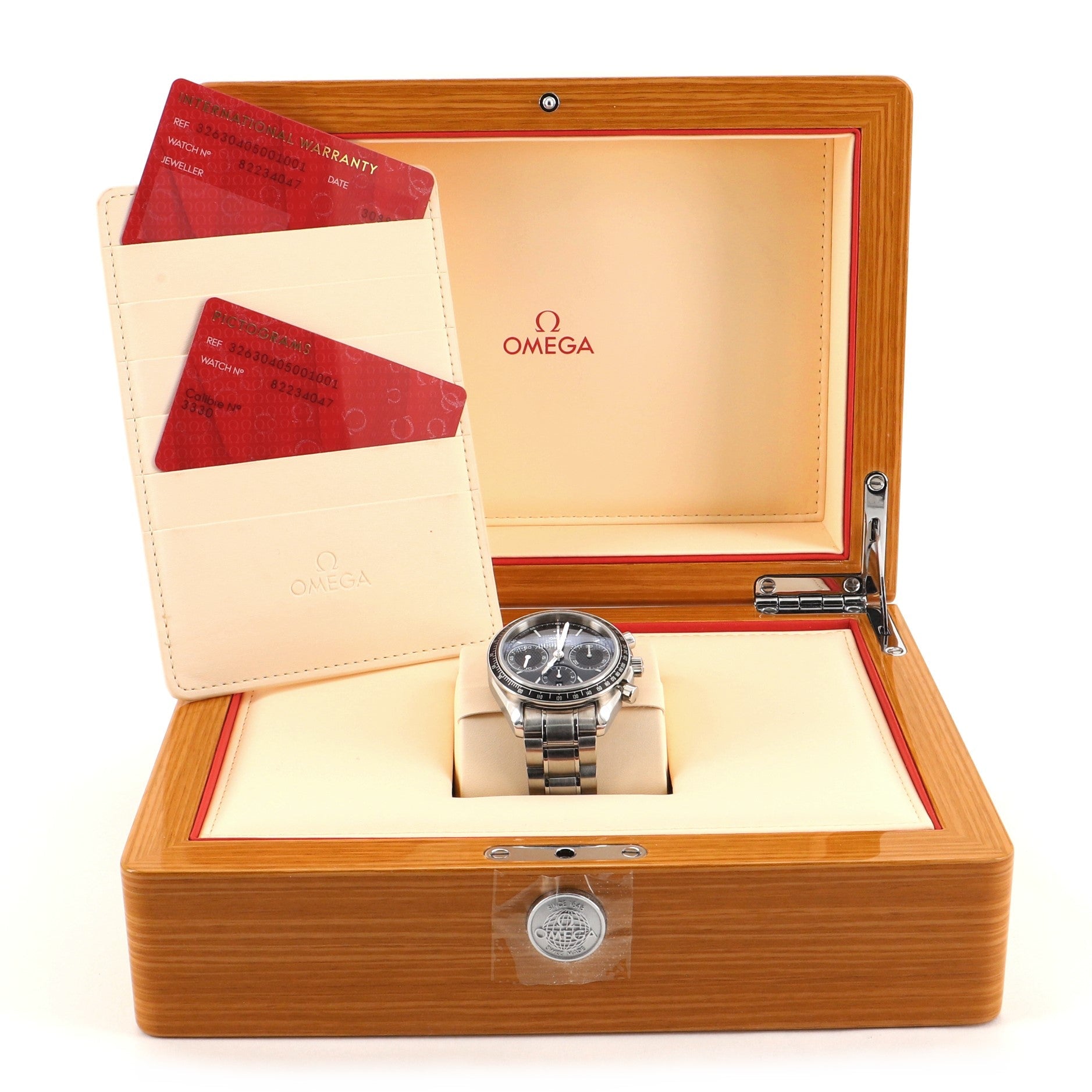 Omega Speedmaster Racing Co-Axial Chronograph Automatic Watch Stainless Steel 40