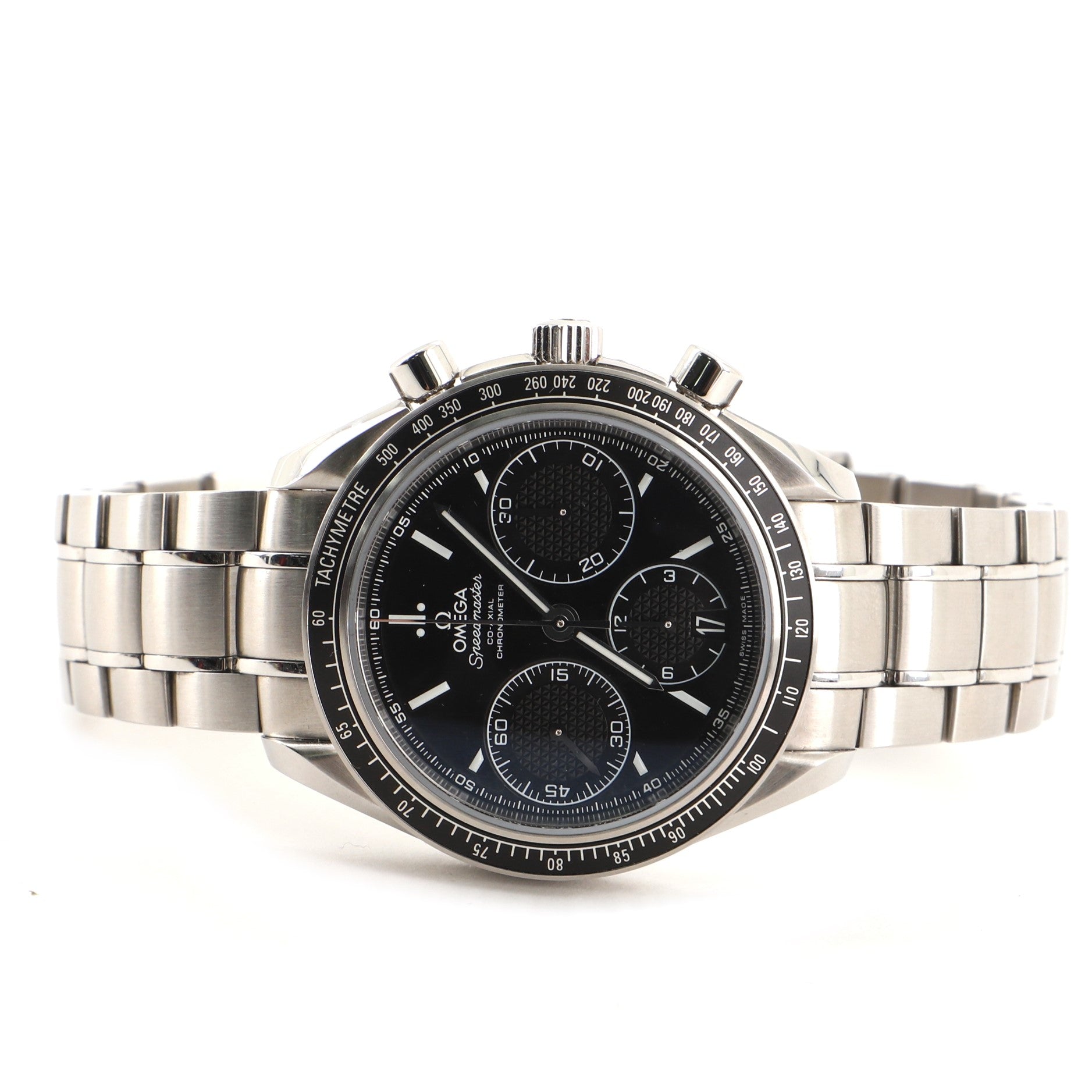 Omega Speedmaster Racing Co-Axial Chronograph Automatic Watch Stainless Steel 40