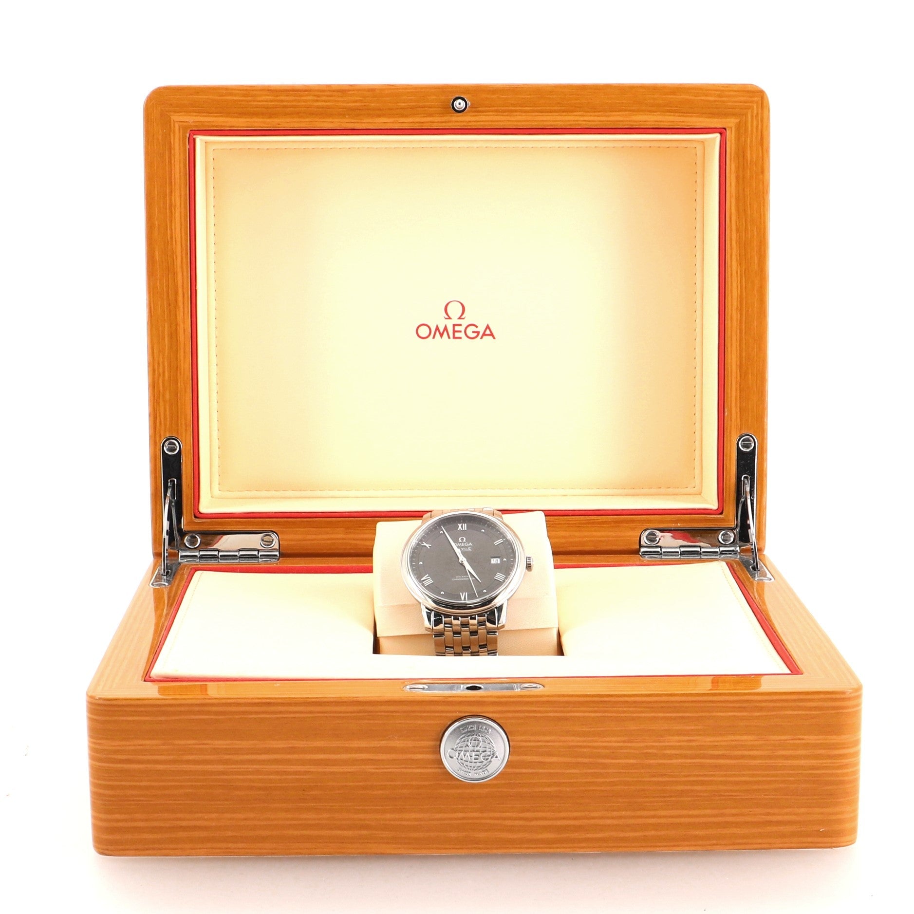 Omega De Ville Prestige Co-Axial Chronometer Automatic Watch Stainless Steel 39