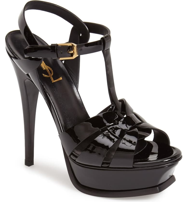 SAINT LAURENT TRIBUTE SANDALS SIZE 41.5
