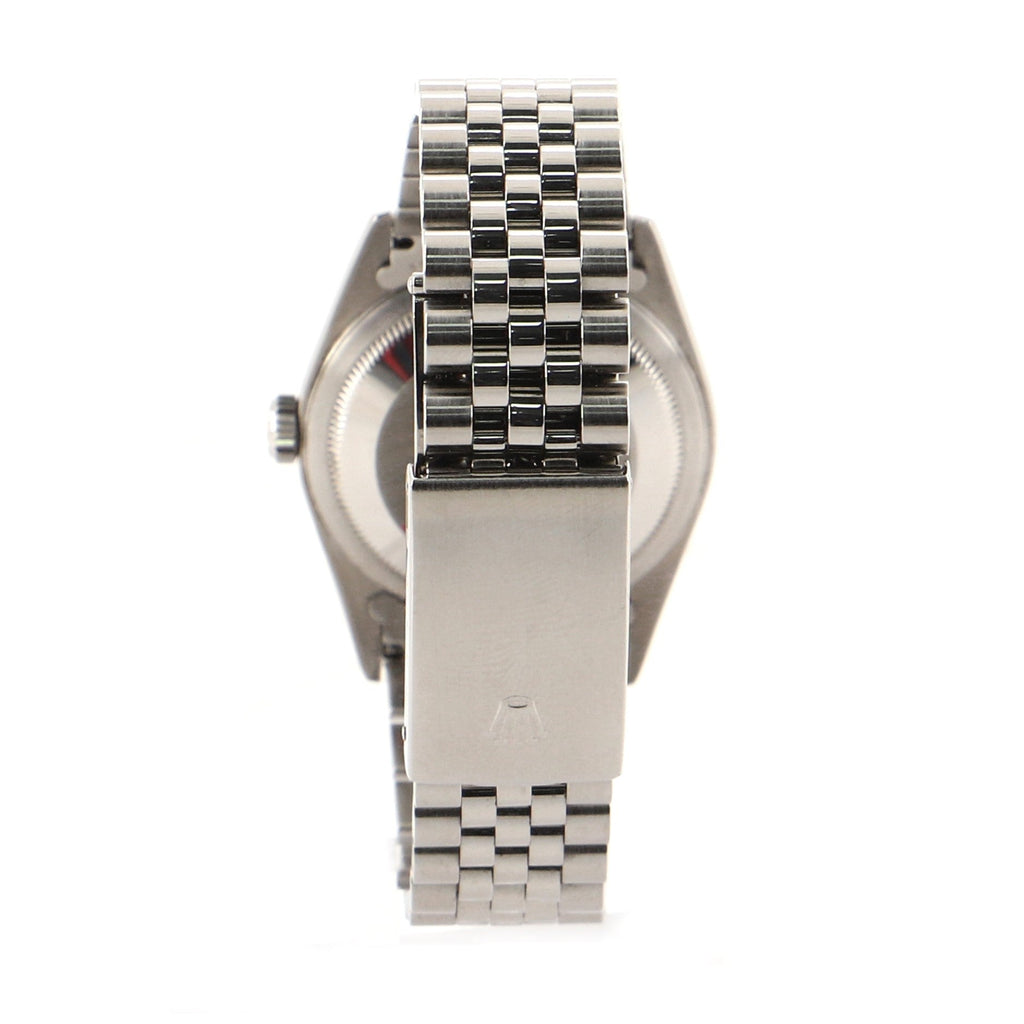 Rolex Oyster Perpetual Datejust Automatic Watch Stainless Steel and White Gold with Diamond Markers 36