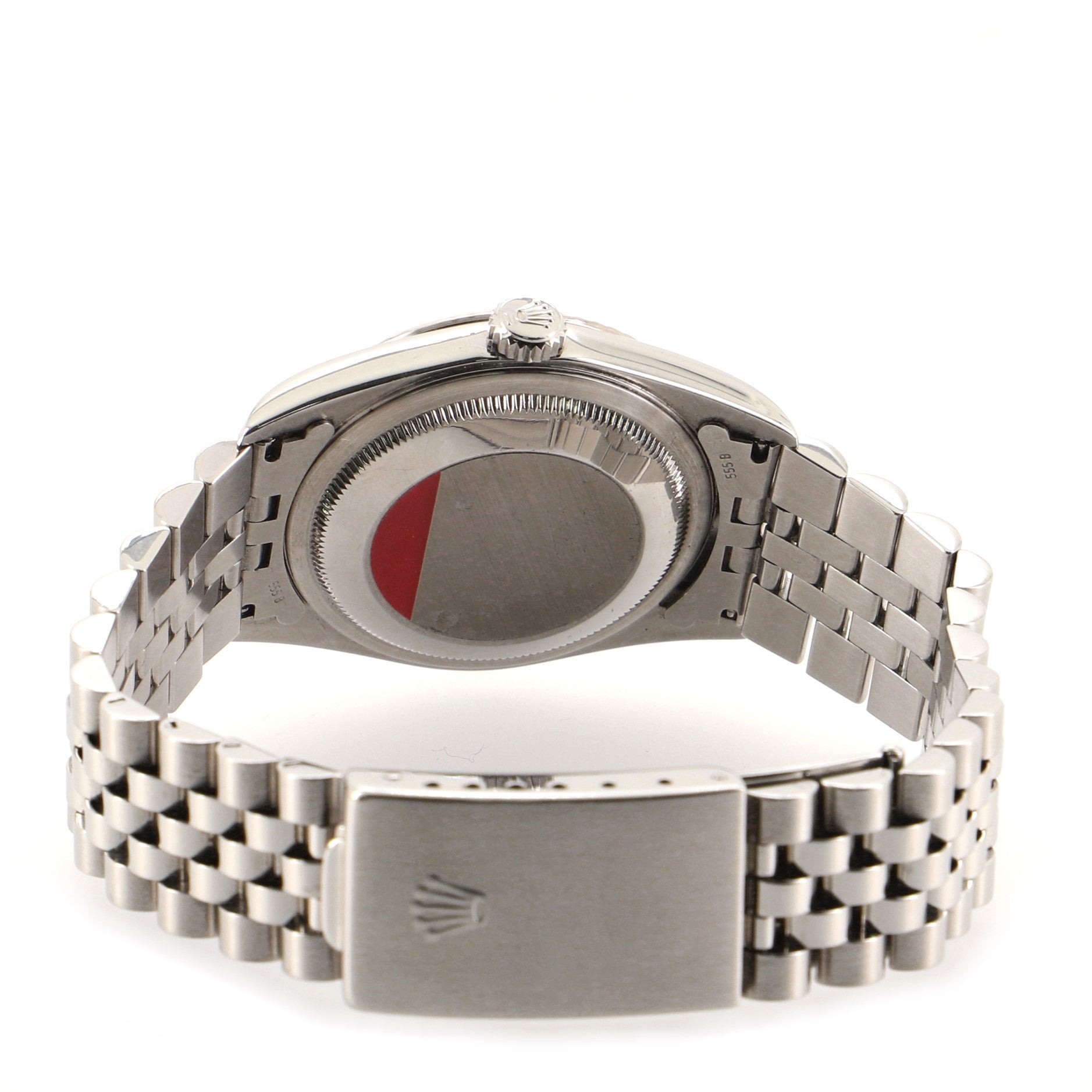 Rolex Oyster Perpetual Datejust Automatic Watch Stainless Steel and White Gold with Diamond Markers 36