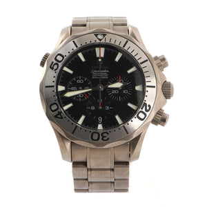 Omega Seamaster Professional Diver 300M Chronograph Automatic Watch Titanium 42