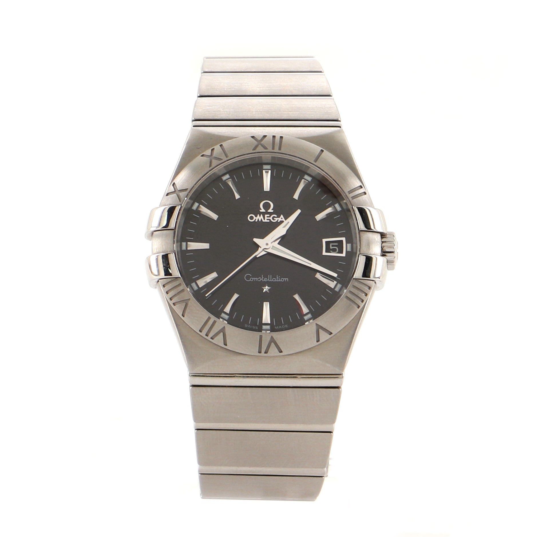 Omega Constellation Quartz Watch Stainless Steel 35