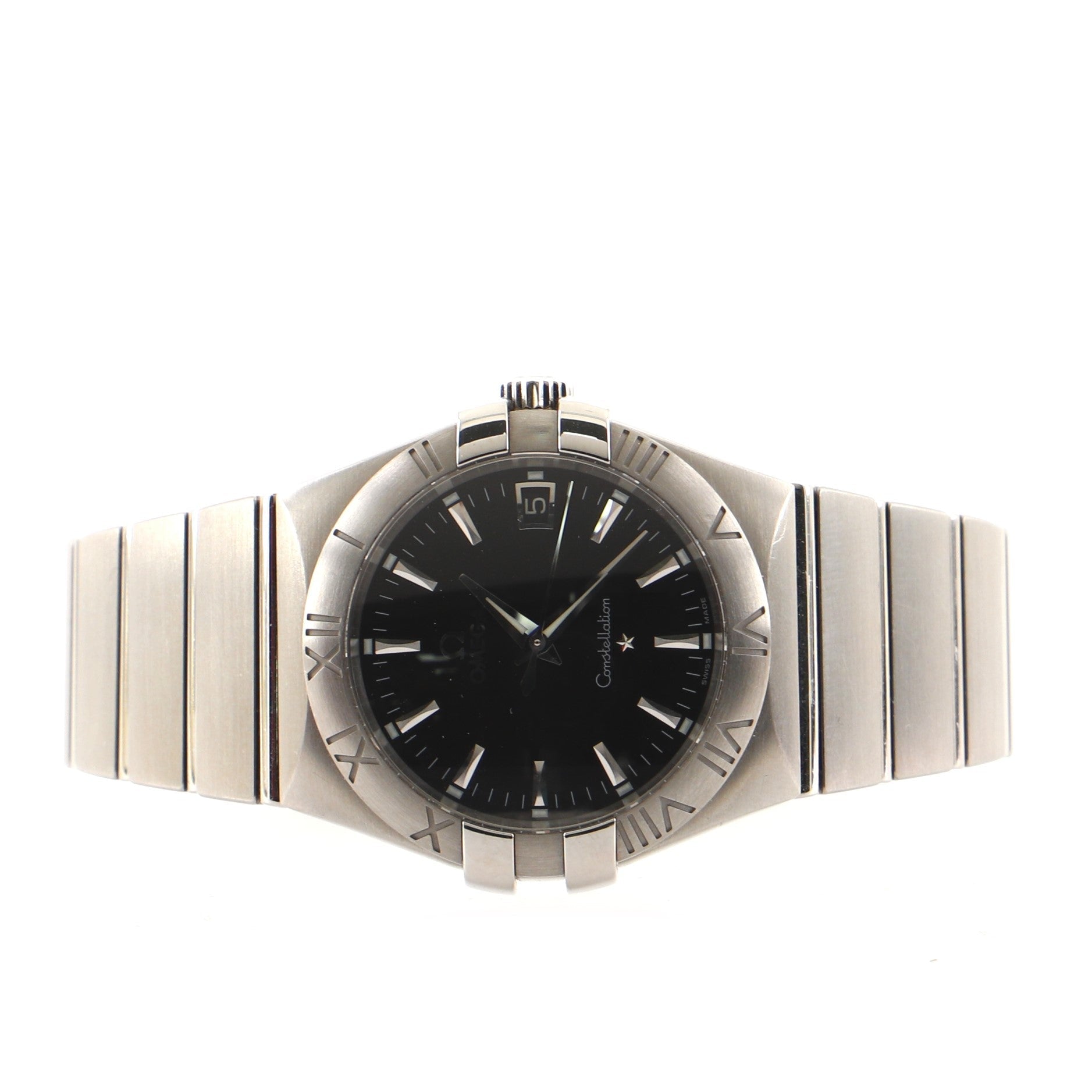 Omega Constellation Quartz Watch Stainless Steel 35