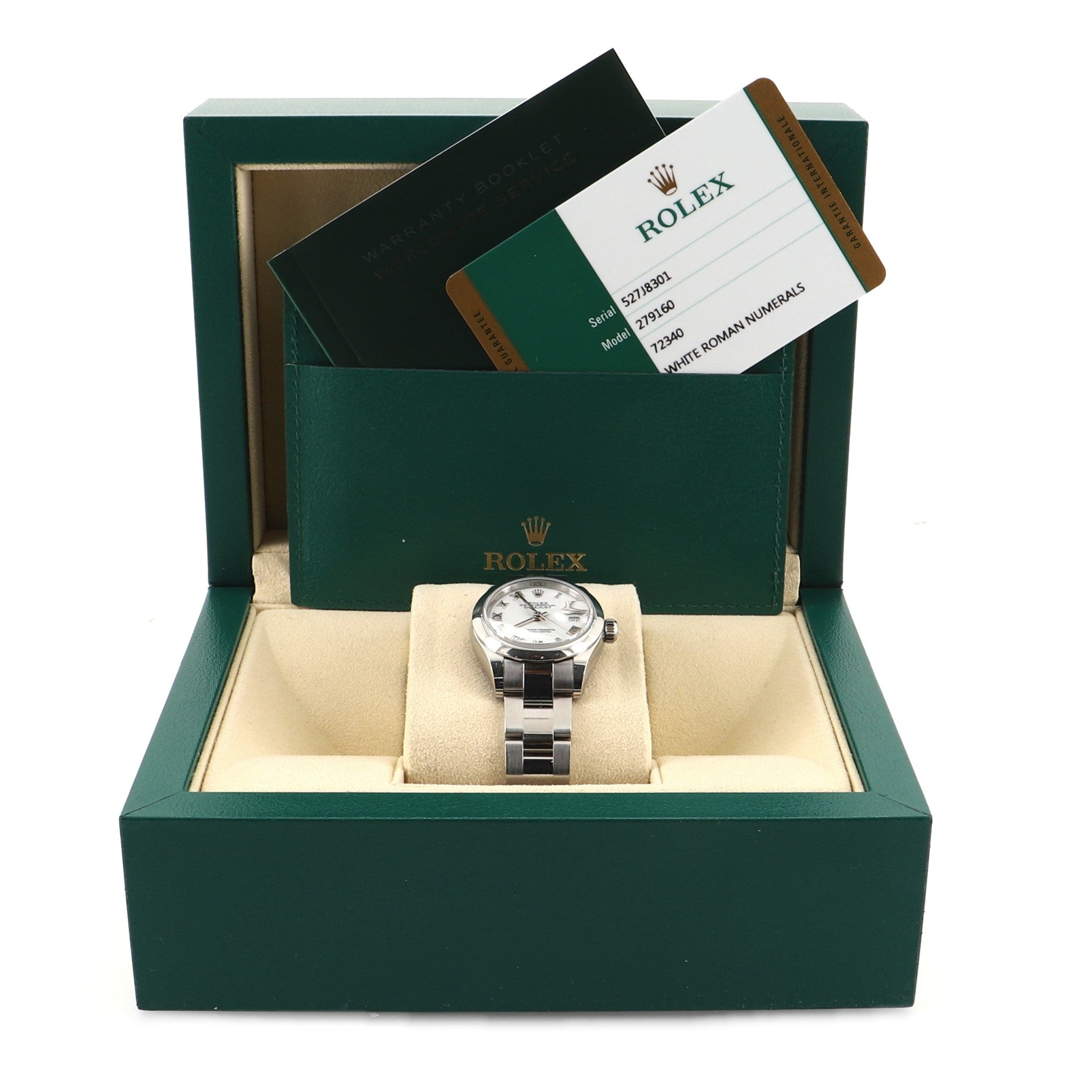 Rolex Oyster Perpetual Datejust Automatic Watch Stainless Steel 28