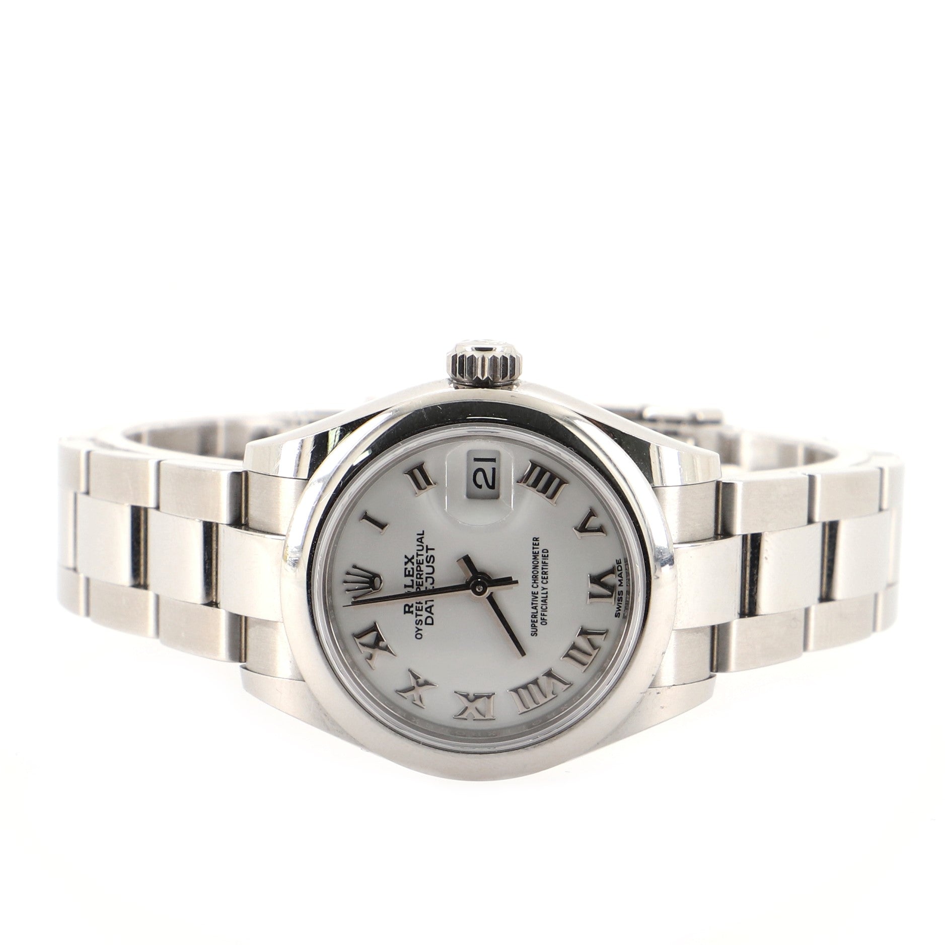 Rolex Oyster Perpetual Datejust Automatic Watch Stainless Steel 28