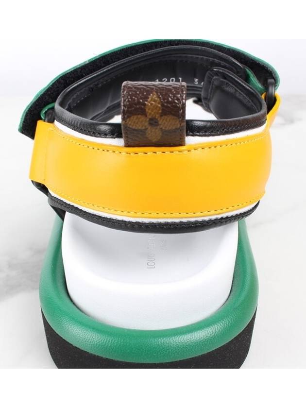 Louis Vuitton Full pillow comfort sandals 35 5 225