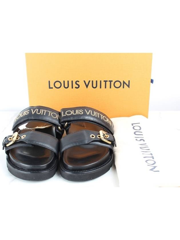 Louis Vuitton Paseo flat comfort sandals 37 240