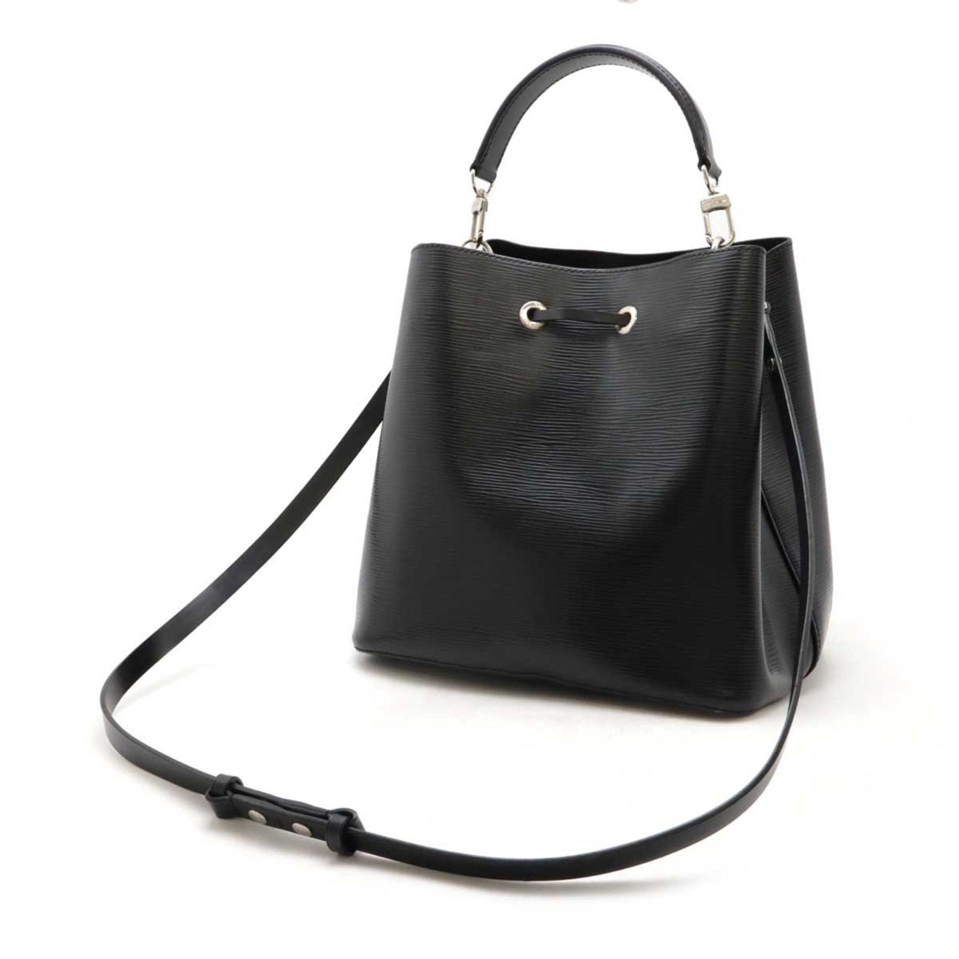 Louis Vuitton Noir Epi Leather Handbag Shoulder Bag