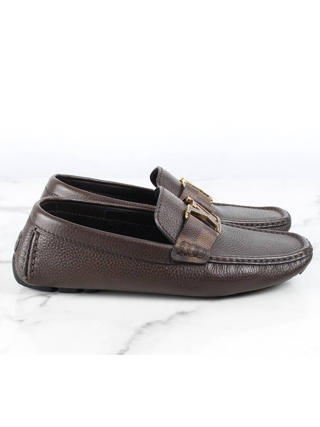 Louis Vuitton Damier LV leather loafers 6 255 260