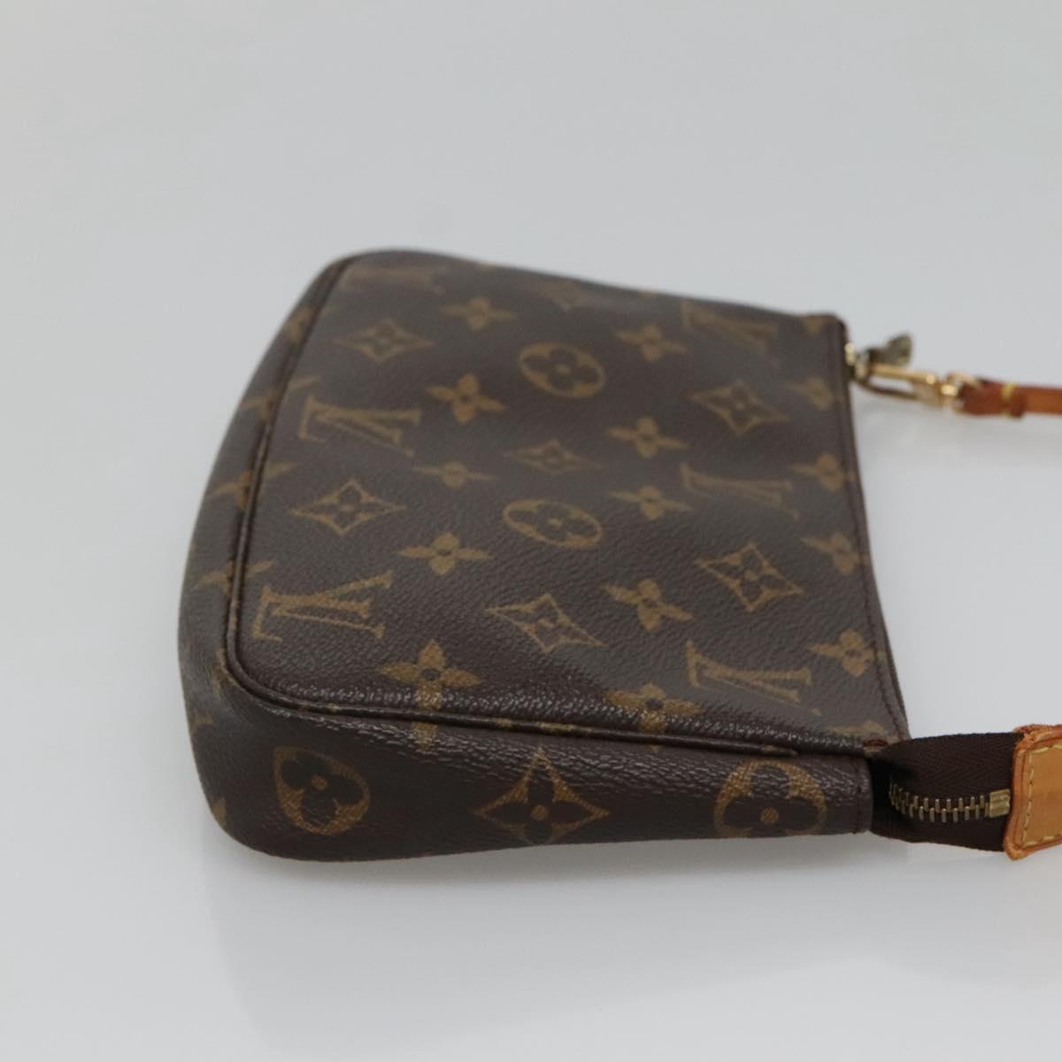 Louis Vuitton Pochette Accessoire Canvas Clutch Bag