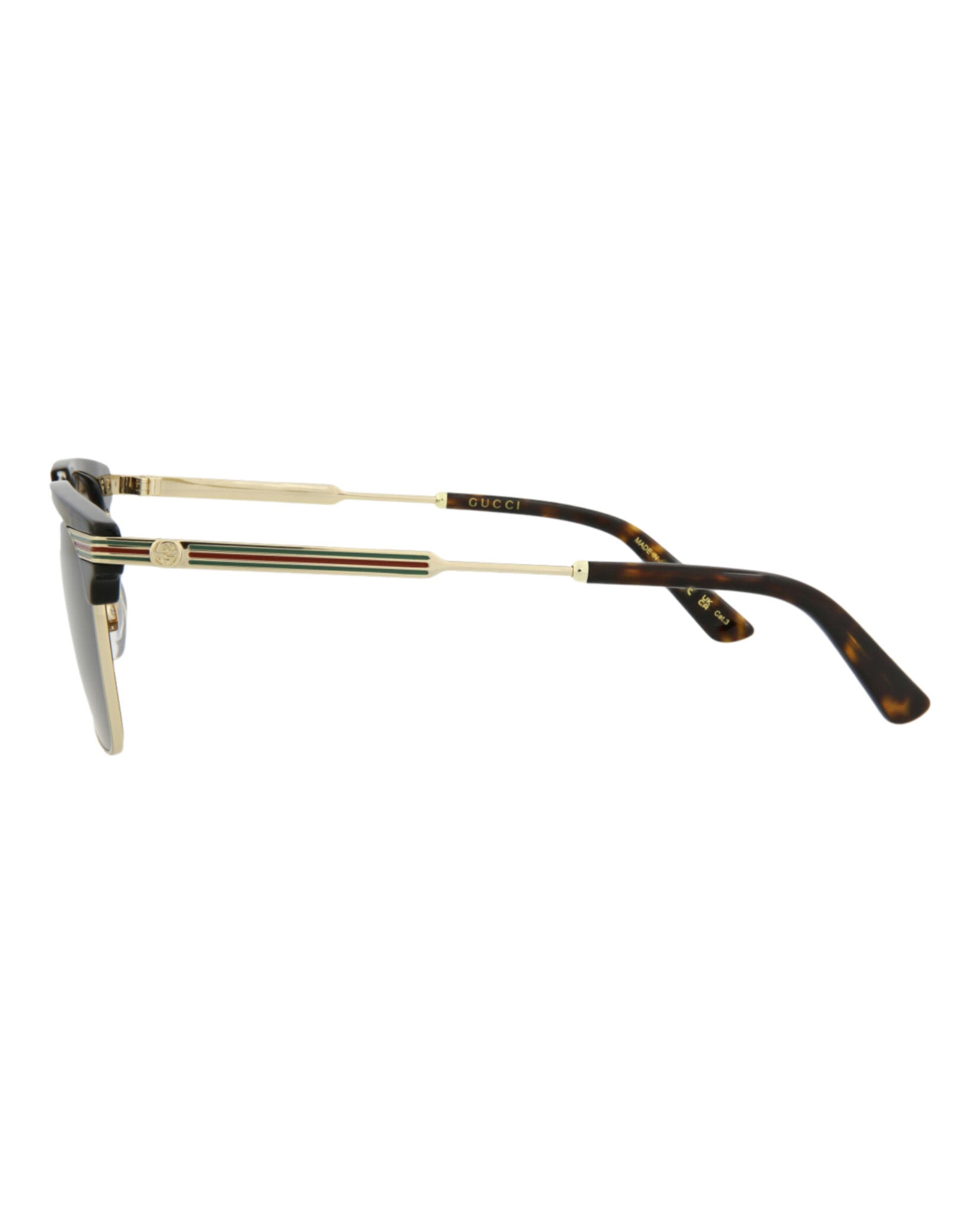 Square-Frame Metal Sunglasses