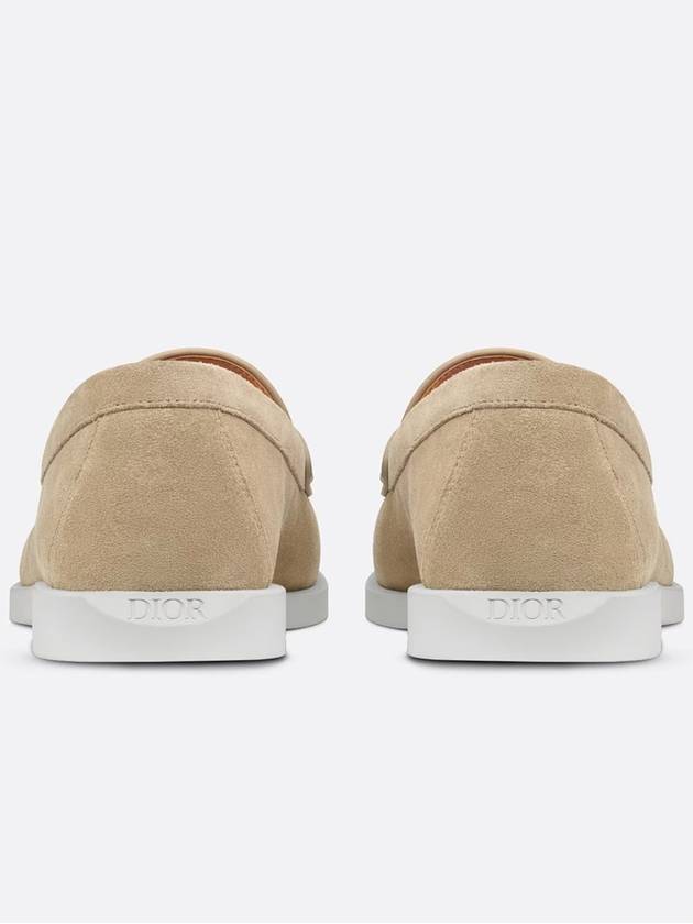 Christian Dior Granville Oblique Jacquard Suede Loafer Beige