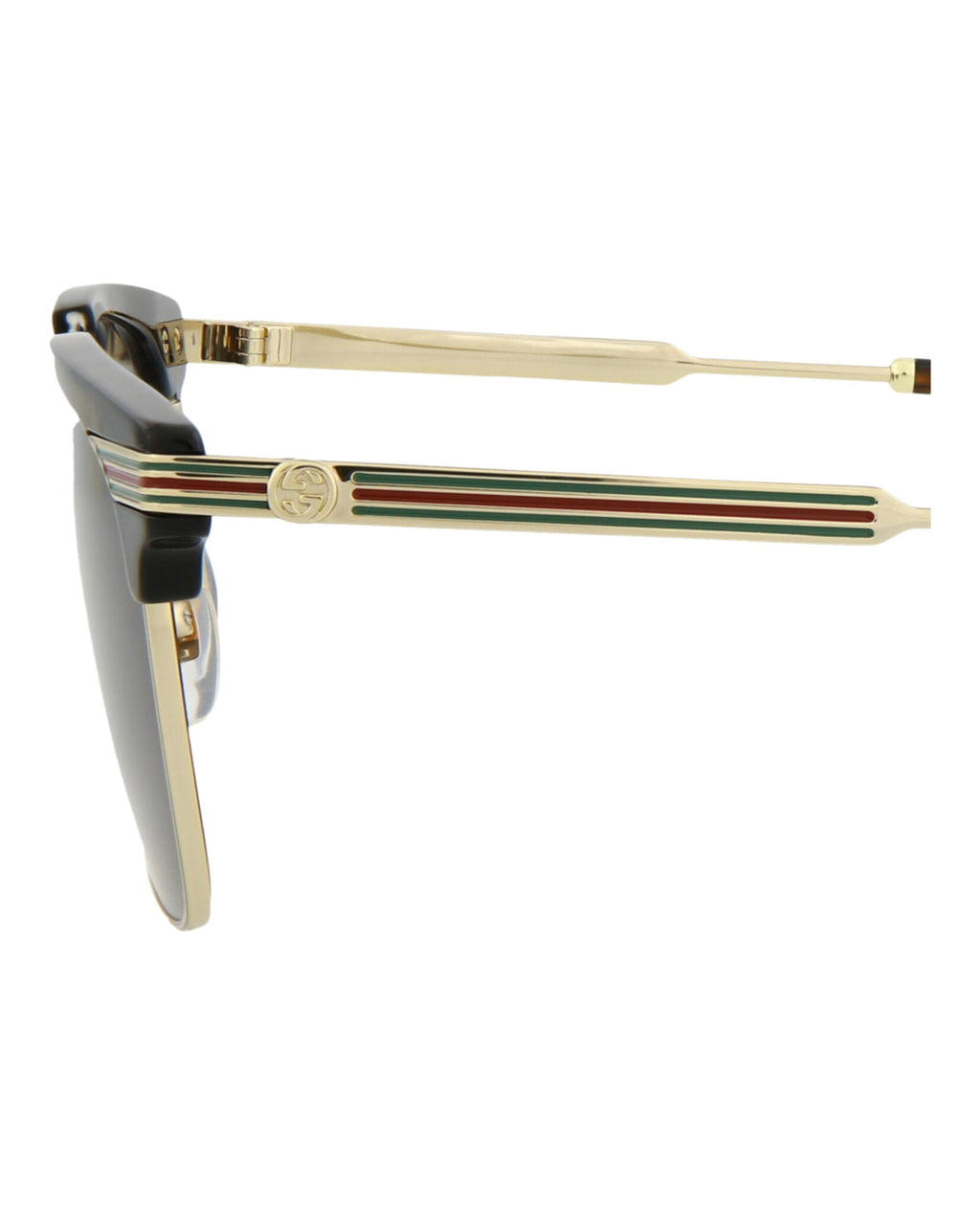 Square-Frame Metal Sunglasses