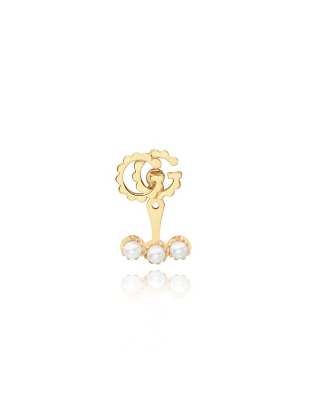 Gucci Running Double G Earrings YBD481693002 Gold