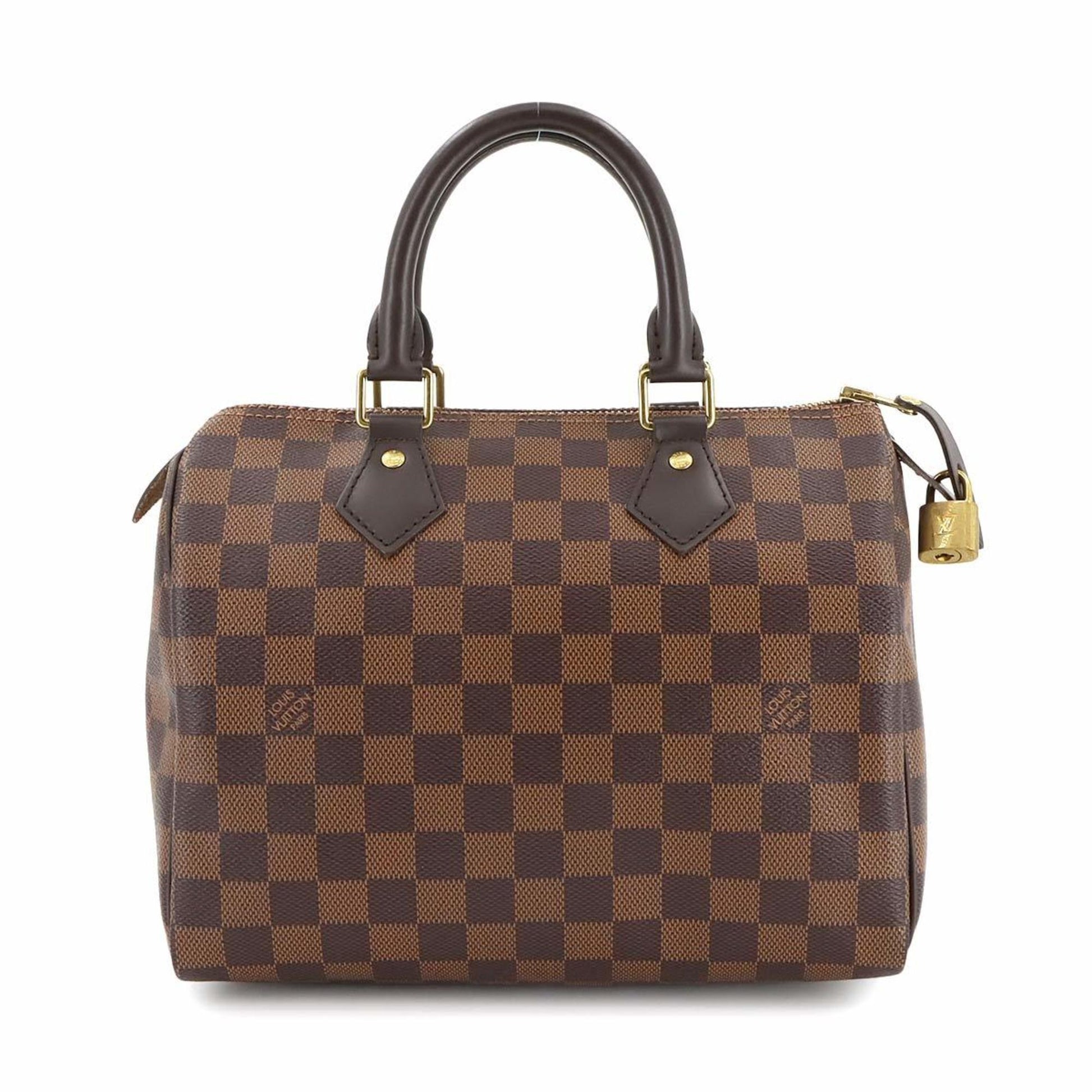 Louis Vuitton Ebene Damier Canvas Handbag