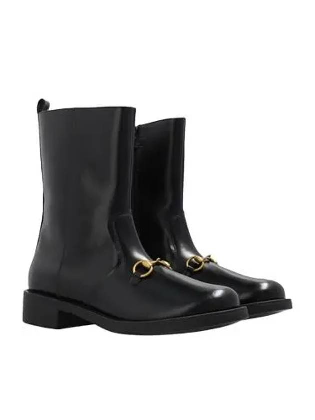 Gucci Horsebit Ankle Walker Boots Black