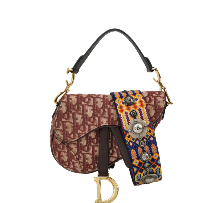 Christian Dior Saddle bag Oblique 18cm red 057840901151